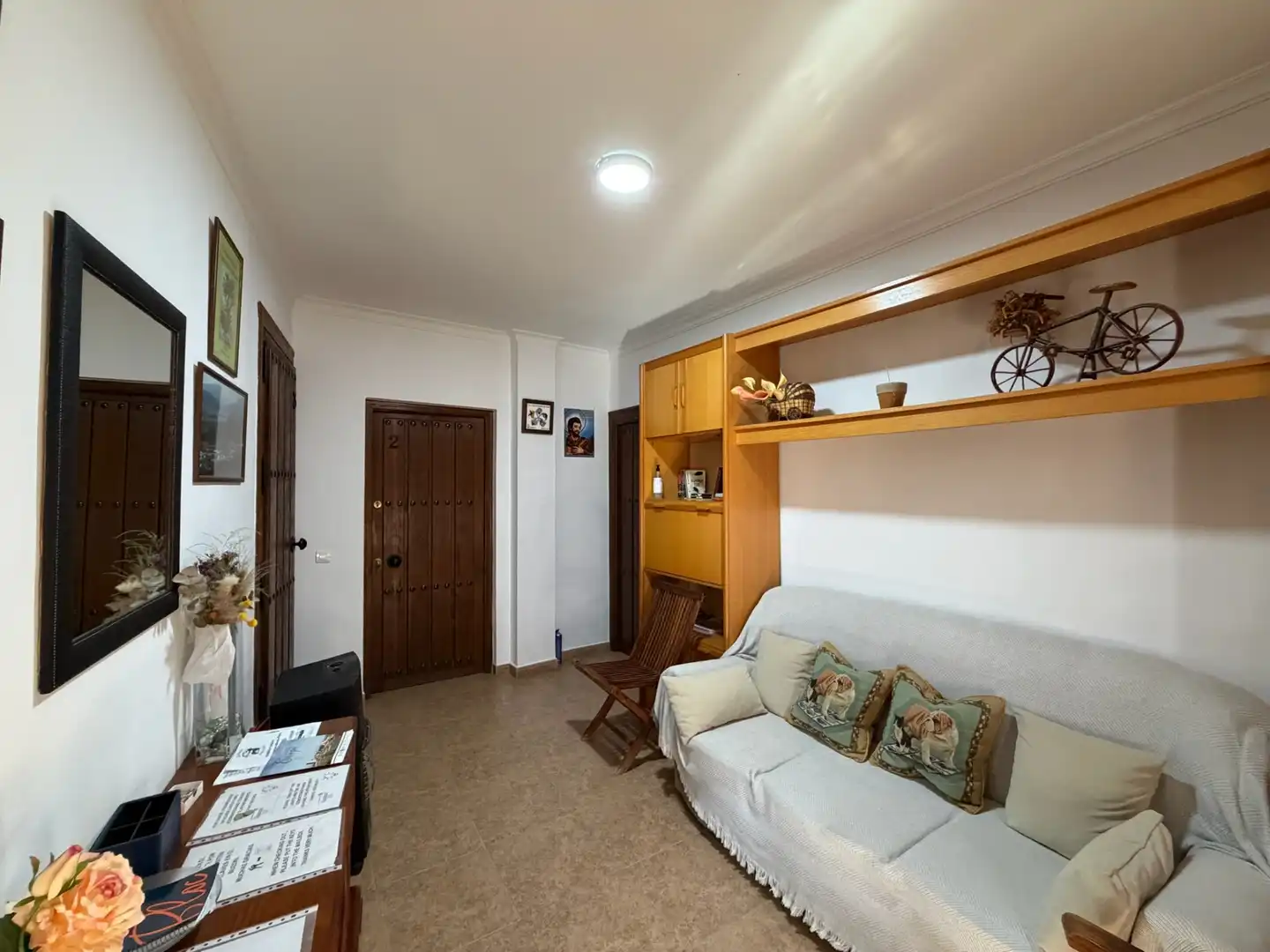 Sala de estar de Casa adosada en venta en Ardales con Aire acondicionado, Terraza y Amueblado