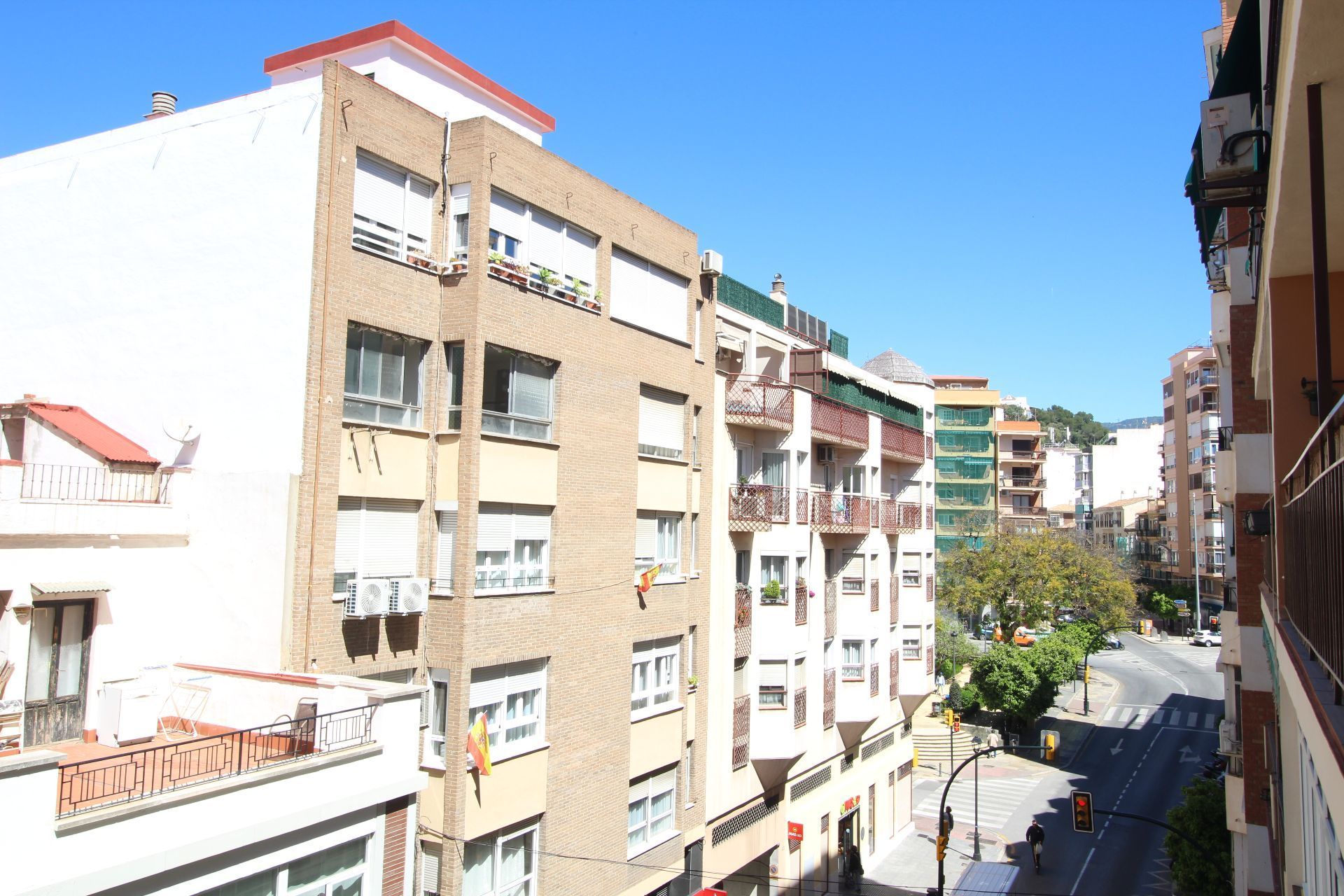 Vista exterior de Pis de lloguer en Málaga Capital amb Terrassa