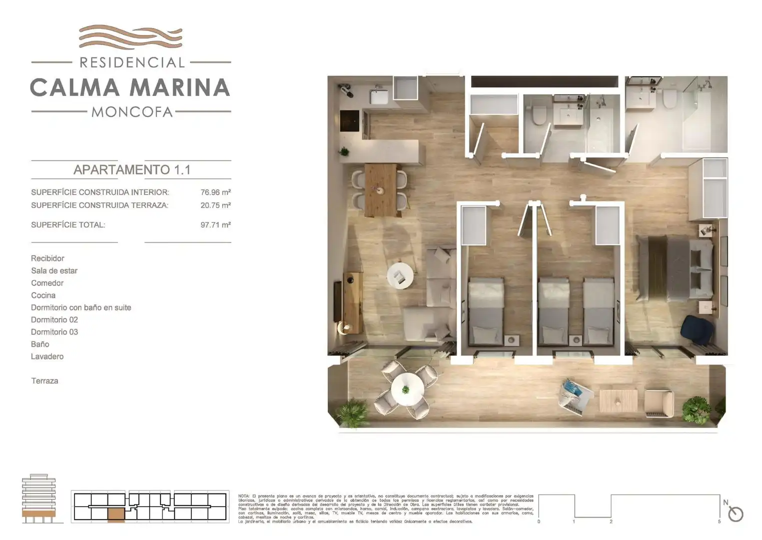 Appartement compact avec piscine à vendre à Moncófar Playa, imagen 18