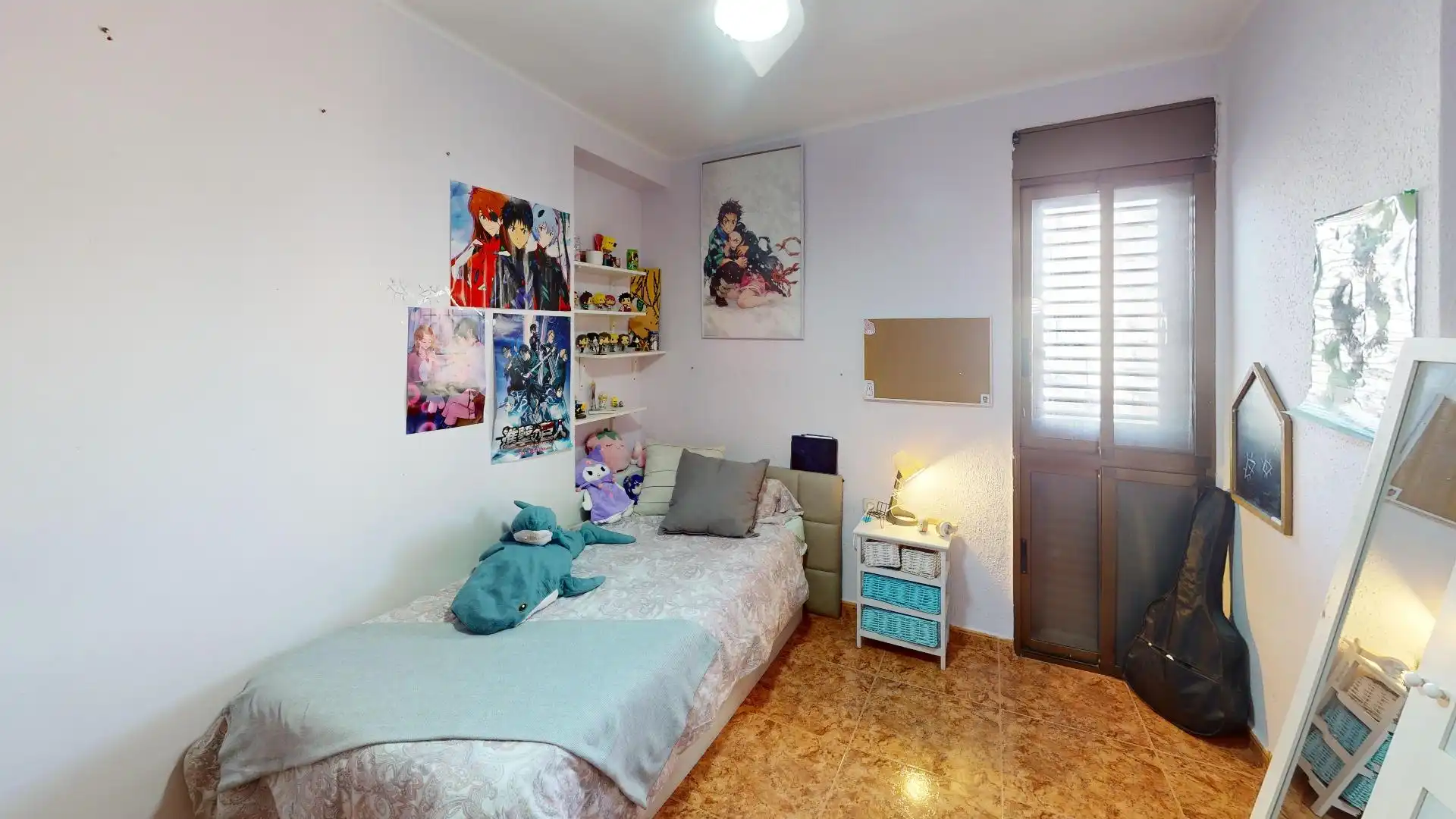 Schlafzimmer von Wohnung zum Verkauf in Valencia mit Klimaanlage