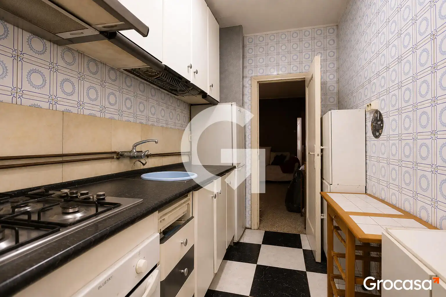 Kitchen of Flat for sale in El Prat de Llobregat  with Air Conditioner and Balcony