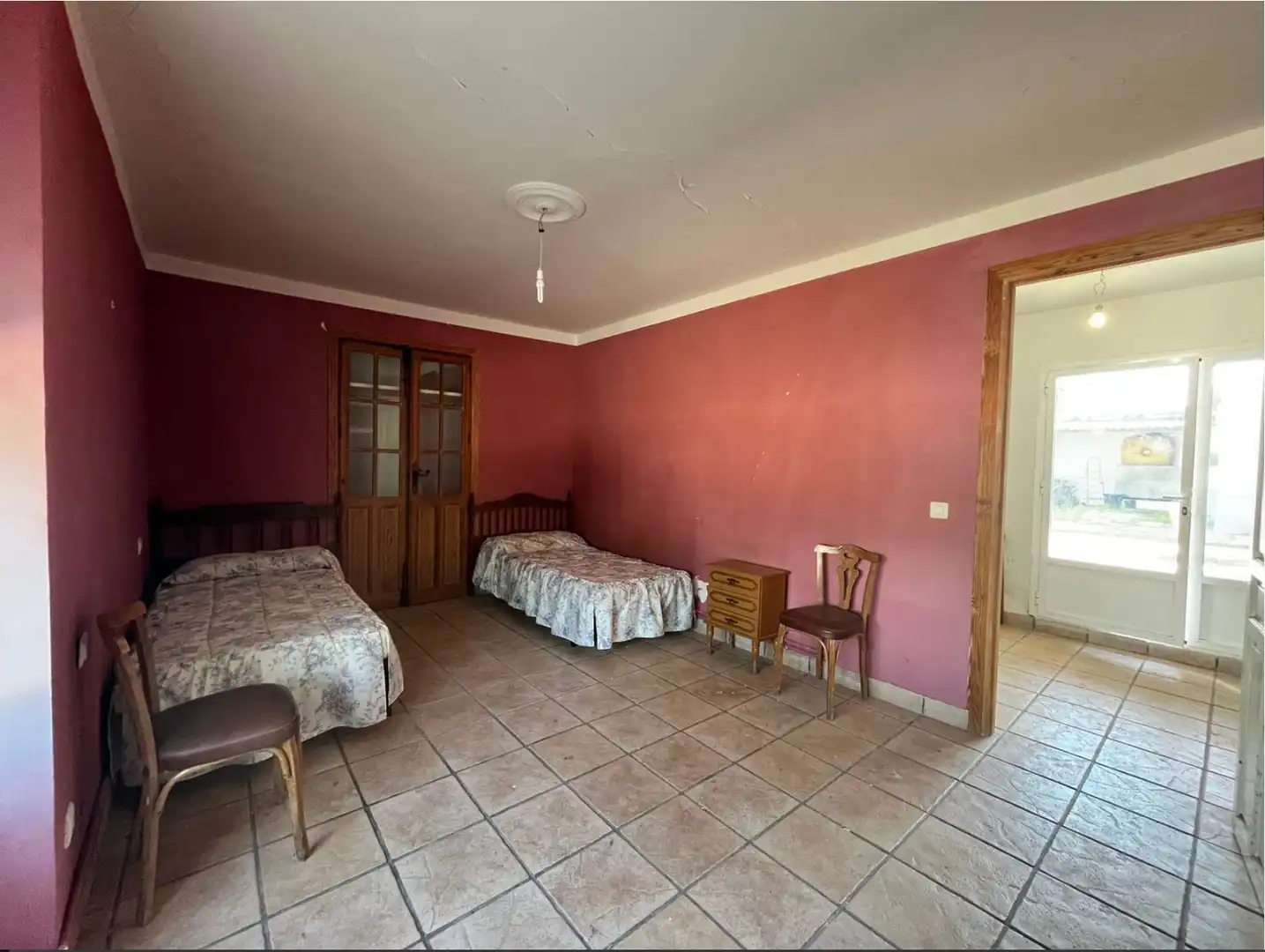 Bedroom of Houses for sale in Cañada de Calatrava  with Air Conditioner, Private garden and Storage room