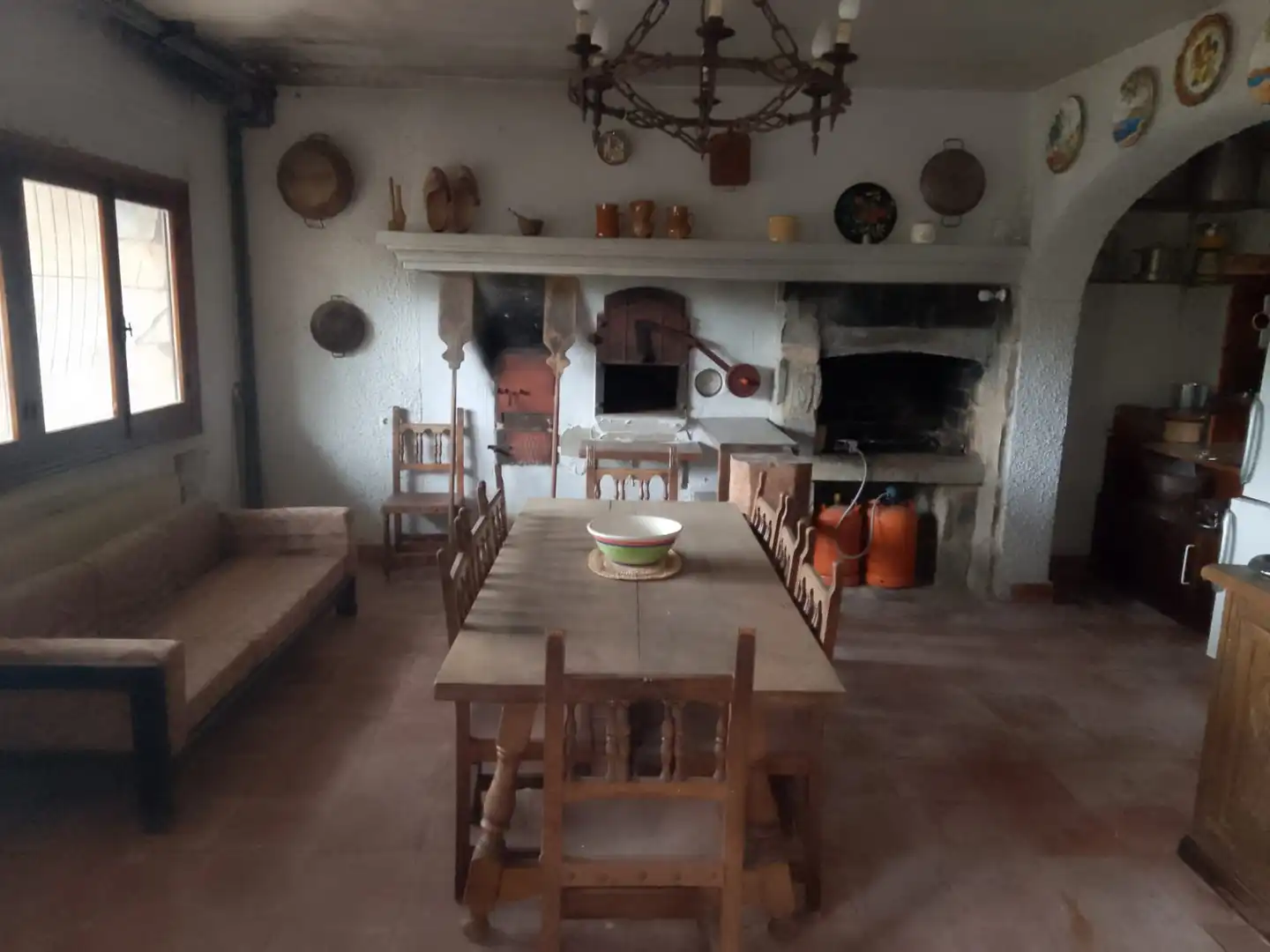 Cuina de Casa o xalet en venda en Tibi amb Calefacció, Jardí privat i Terrassa