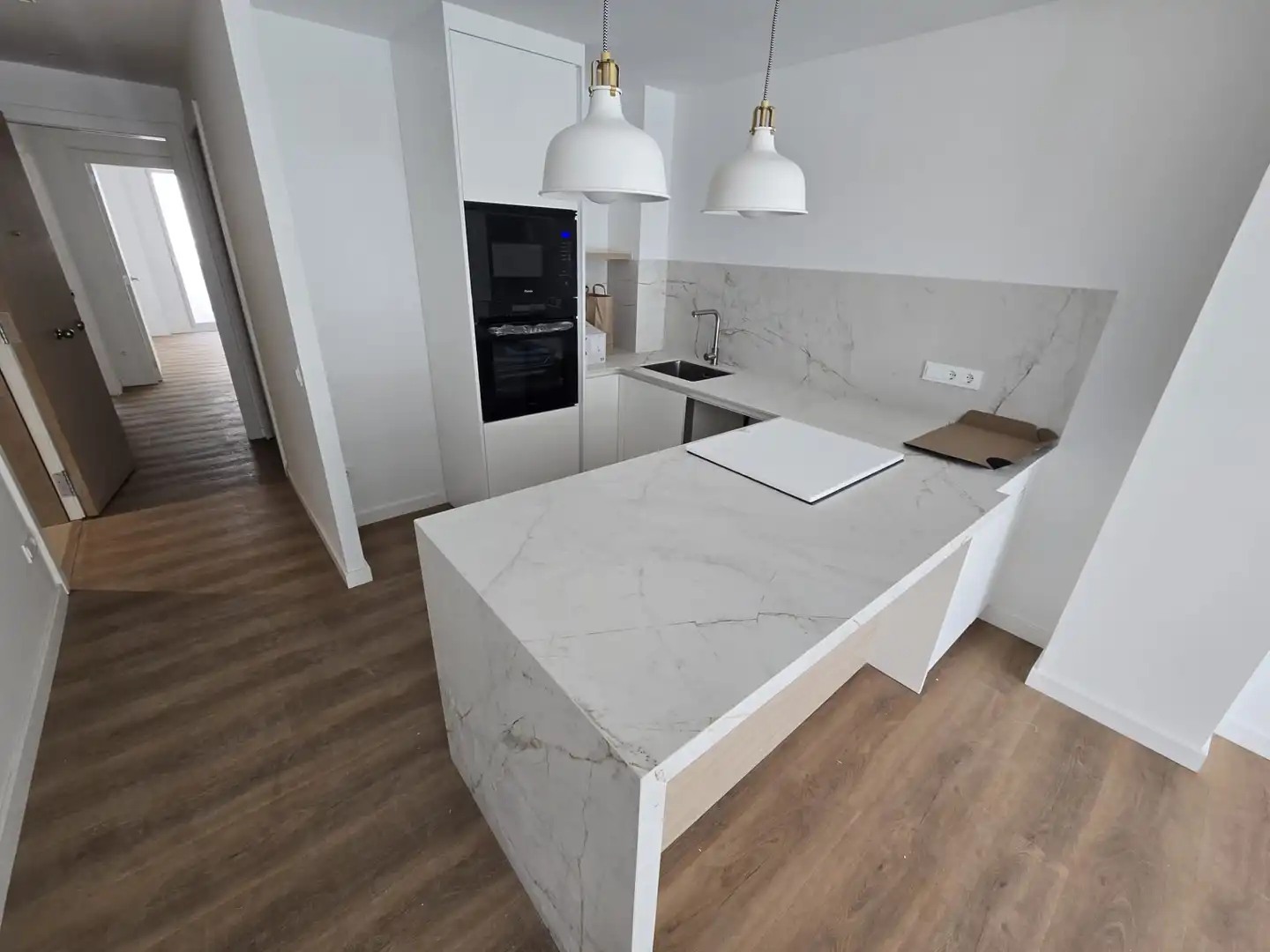 Kitchen of Flat for rent in Calella  with Air Conditioner, Heating and Oven