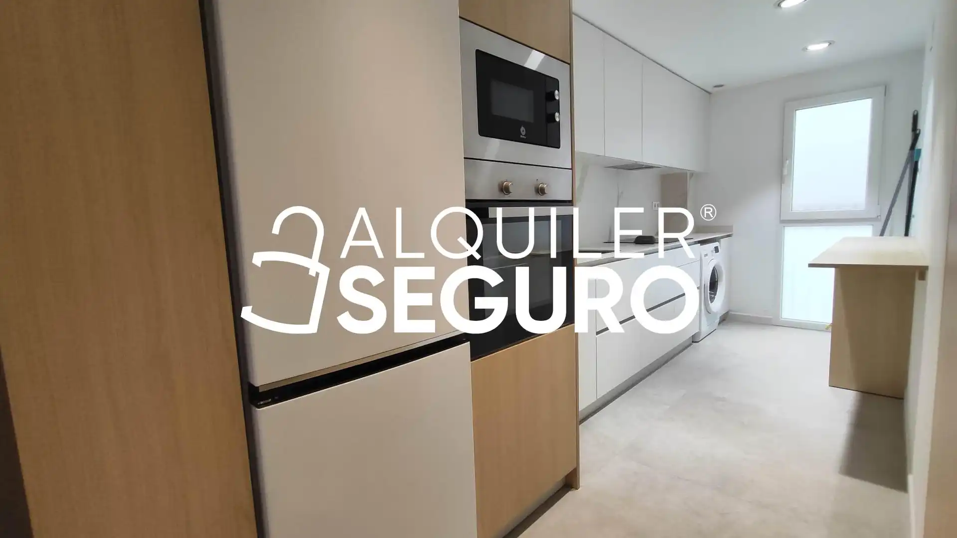 Küche von Wohnung zur Miete in Valencia mit Klimaanlage und Heizung