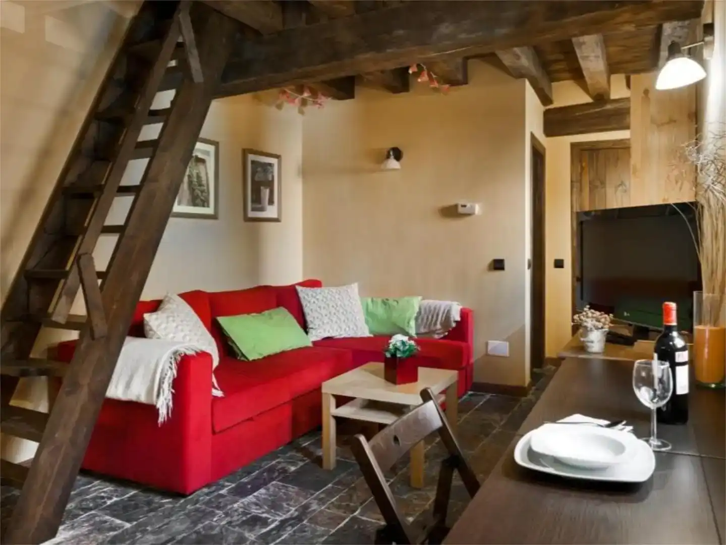 Sala de estar de Casa o chalet en venta en Majaelrayo con Balcón