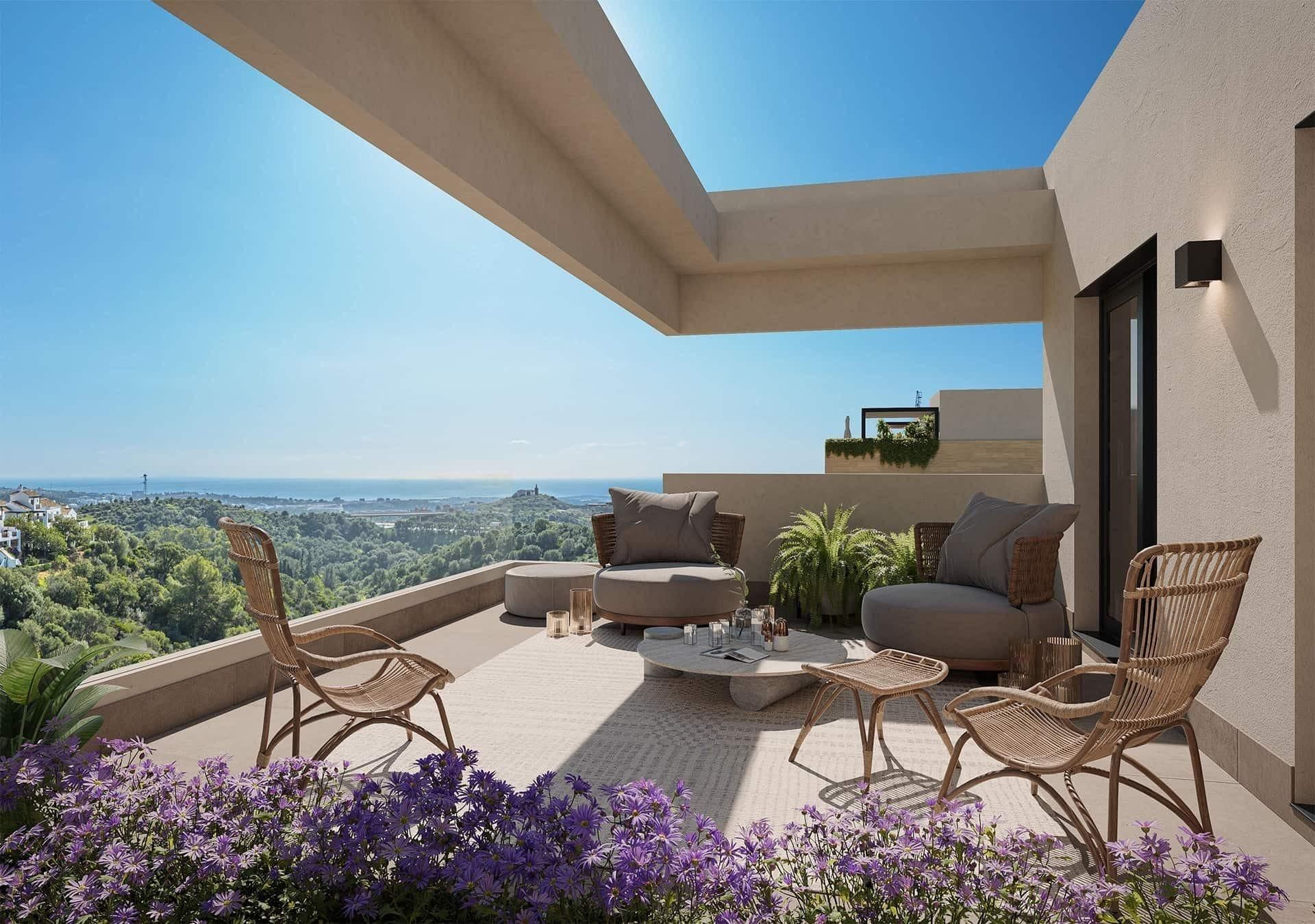 Terrace of Apartment for sale in Marbella  with Air Conditioner, Heating and Terrace