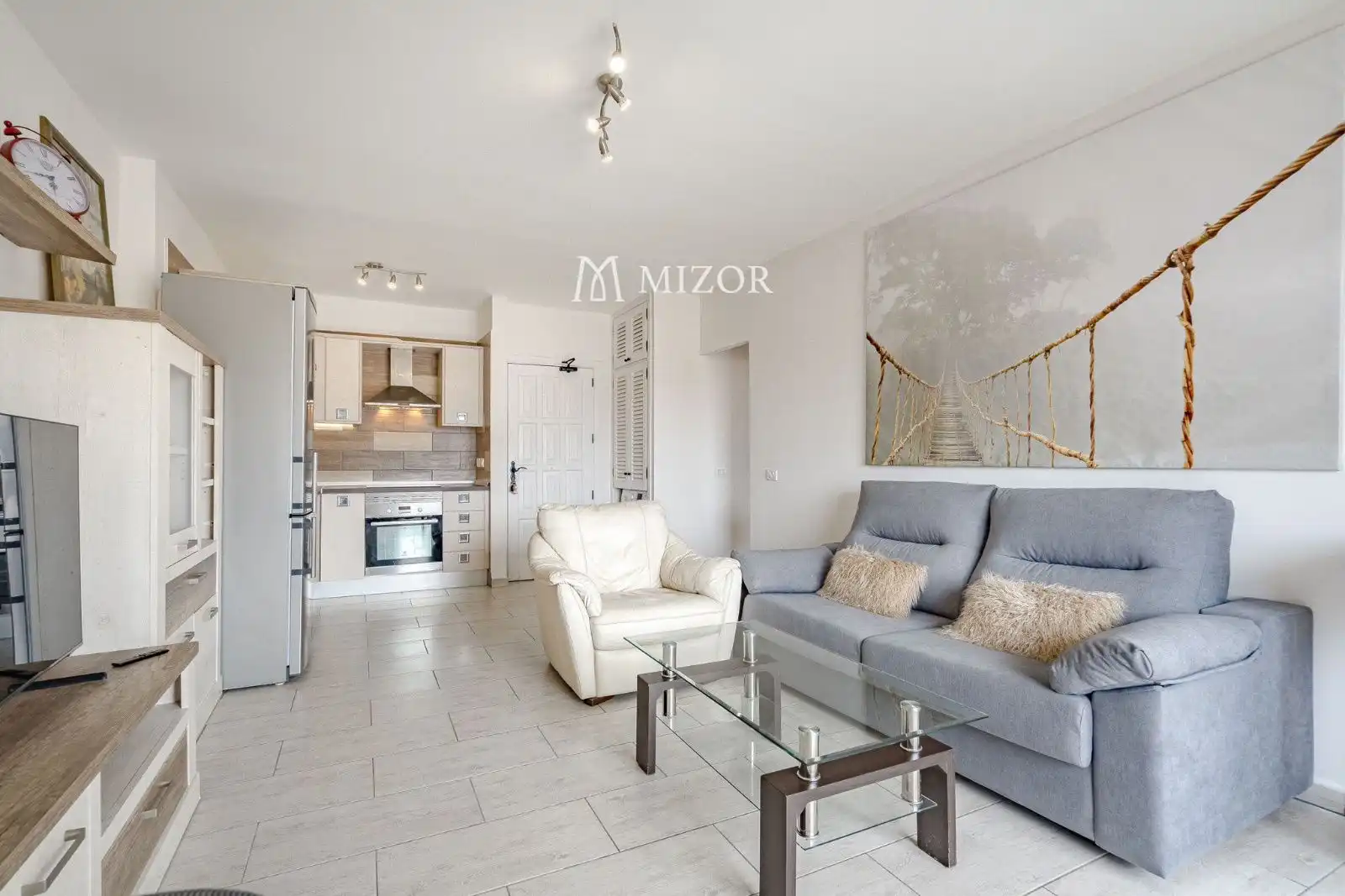 Living room of Flat for rent in Adeje  with Swimming Pool, Furnished and Community pool