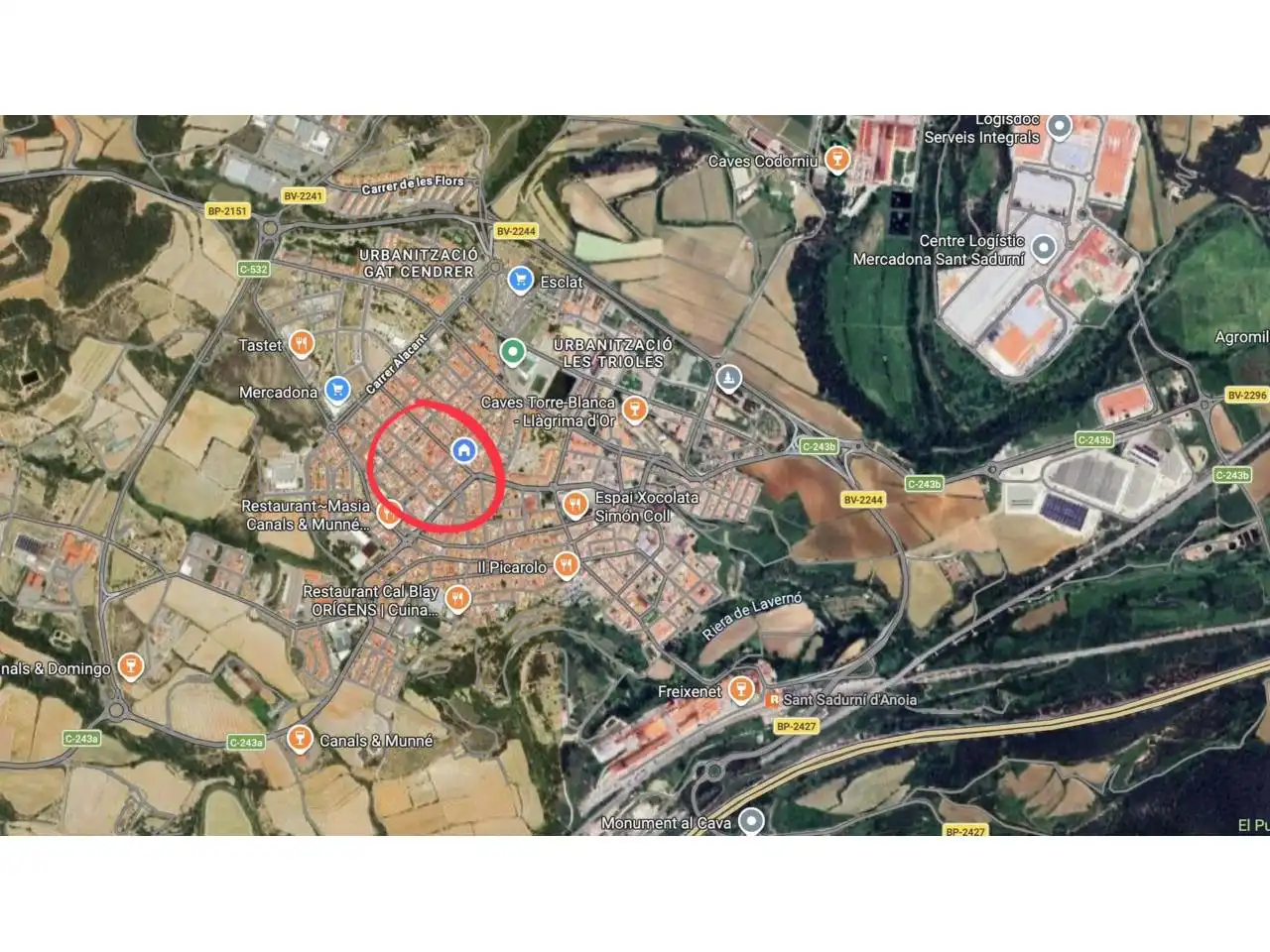 Außenansicht von Fabrik Grundstücke zum Verkauf in Sant Sadurní d'Anoia
