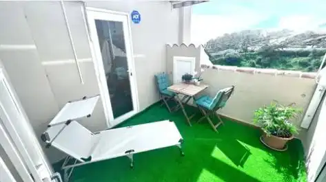 Terraza de Ático en venta en Benalmádena con Aire acondicionado, Calefacción y Jardín privado