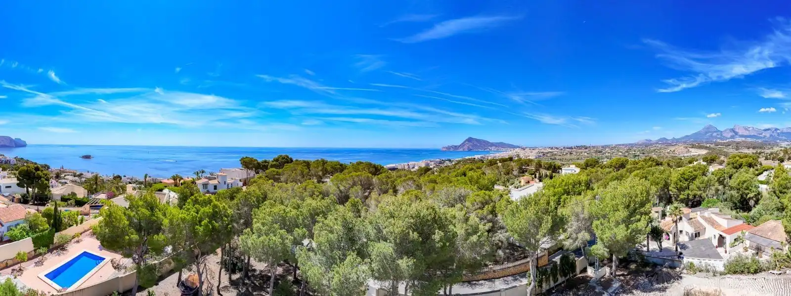 Vista exterior de Residencial en venta en Altea