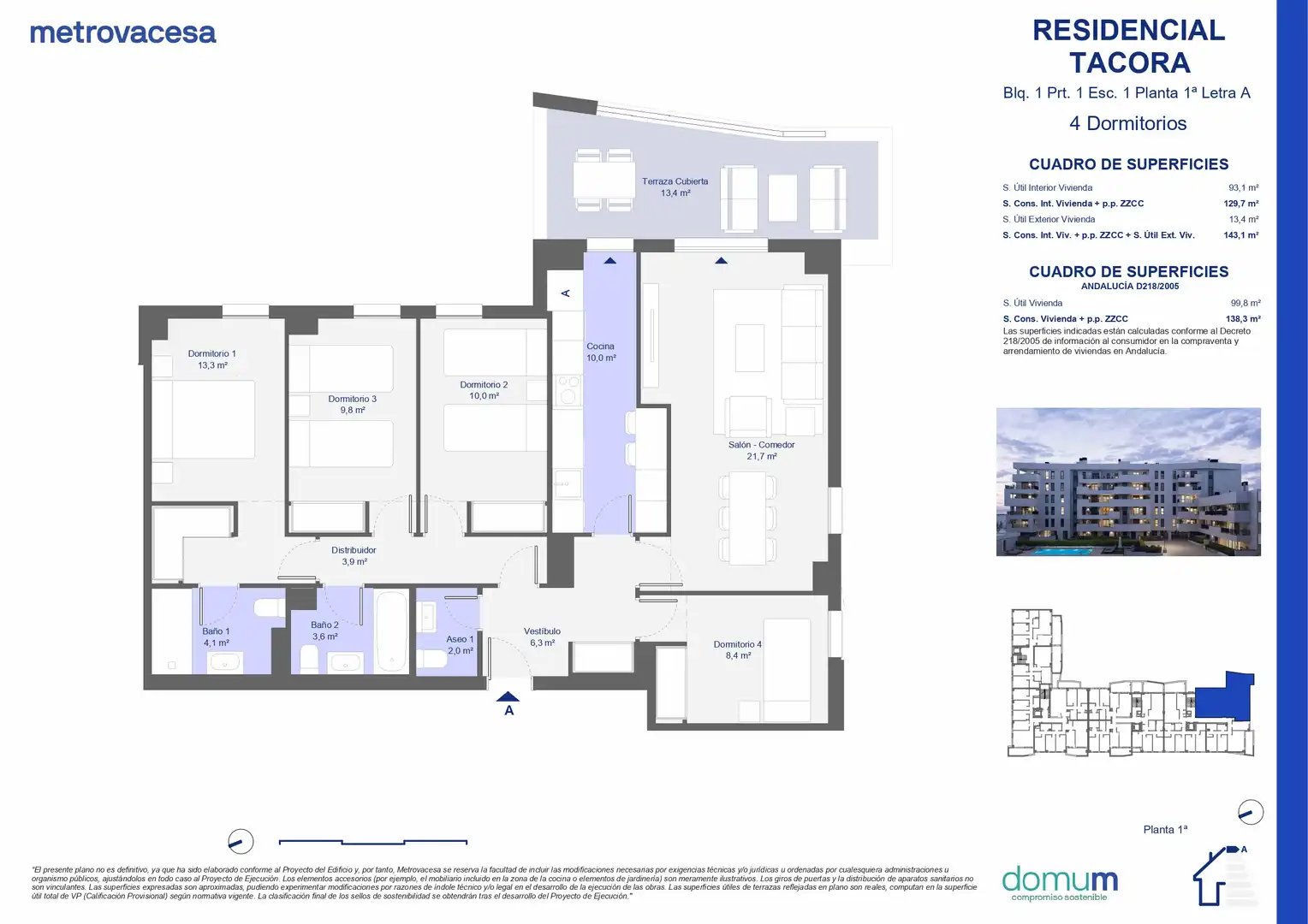 Piso con terraza en venta en SUSDBP Palmas Altas Sur, imagen 4