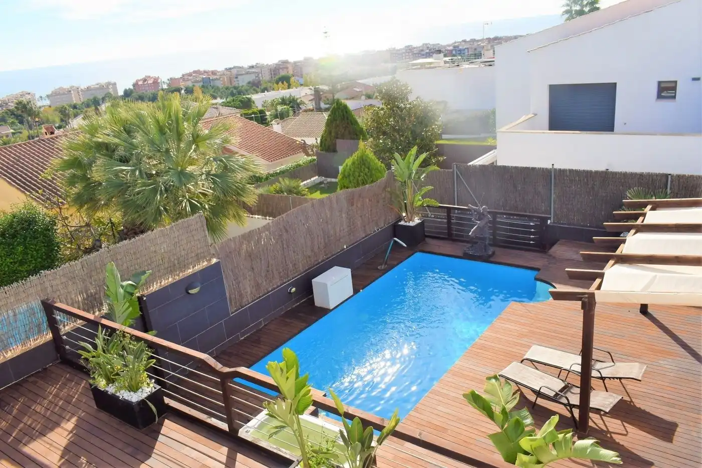 Piscina de Casa adosada en venda en Calafell amb Calefacció, Jardí privat i Terrassa