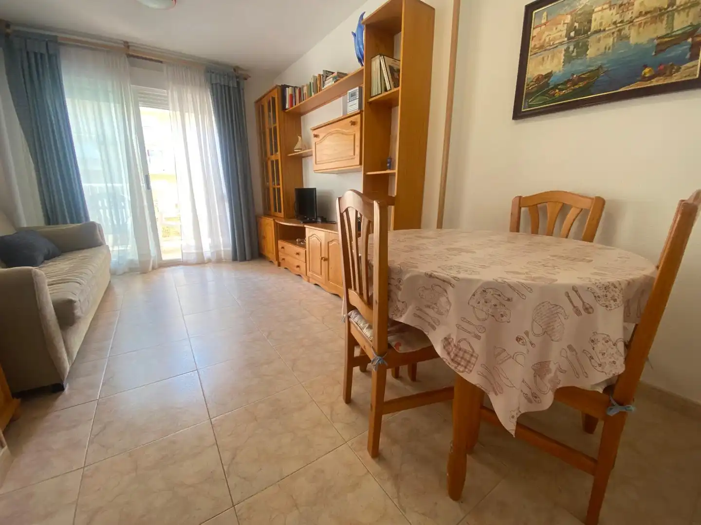 Comedor de Apartamento en venta en Xeraco con Trastero, Amueblado y Balcón