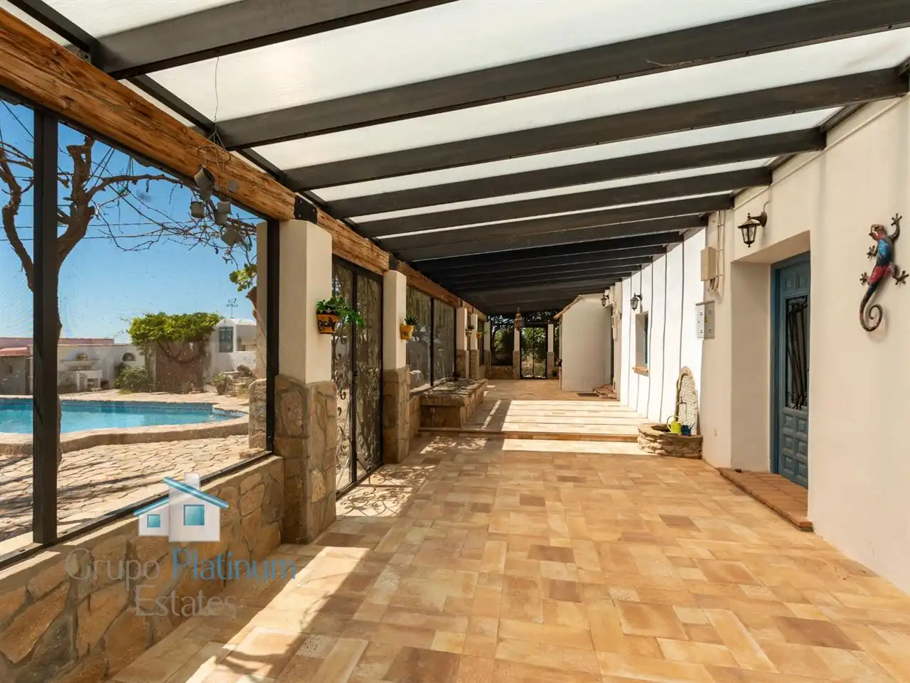 Terrassa de Casa o xalet en venda en Águilas amb Aire condicionat, Calefacció i Jardí privat