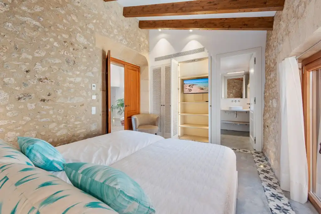 Bedroom of Country homes for sale in Pollença  with Air Conditioner, Heating and Private garden