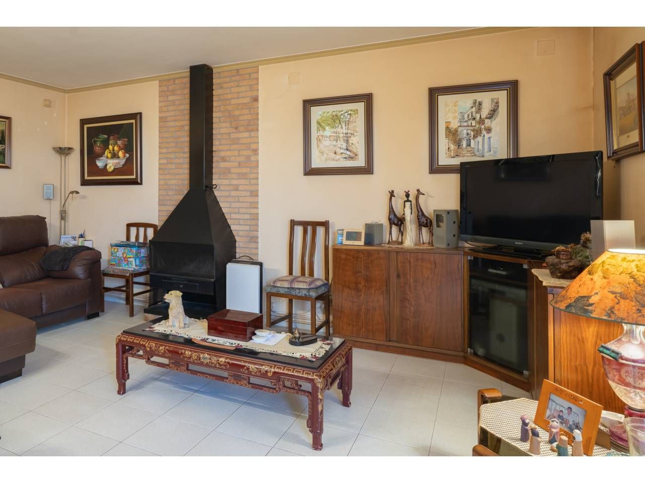 Sala d'estar de Casa o xalet en venda en Perafita amb Calefacció i Jardí privat