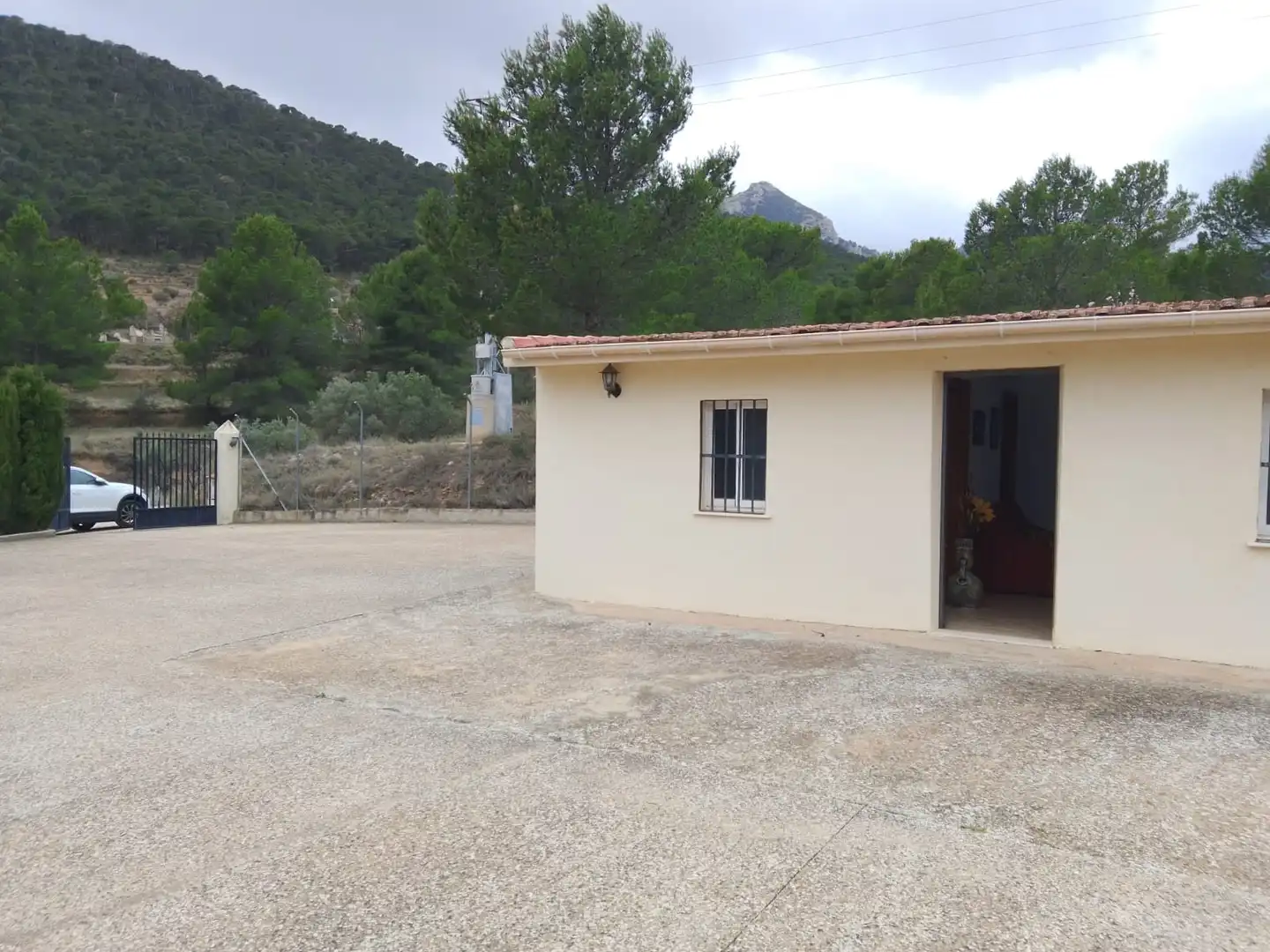 Vista exterior de Casa o xalet en venda en Tibi amb Jardí privat, Terrassa i Moblat