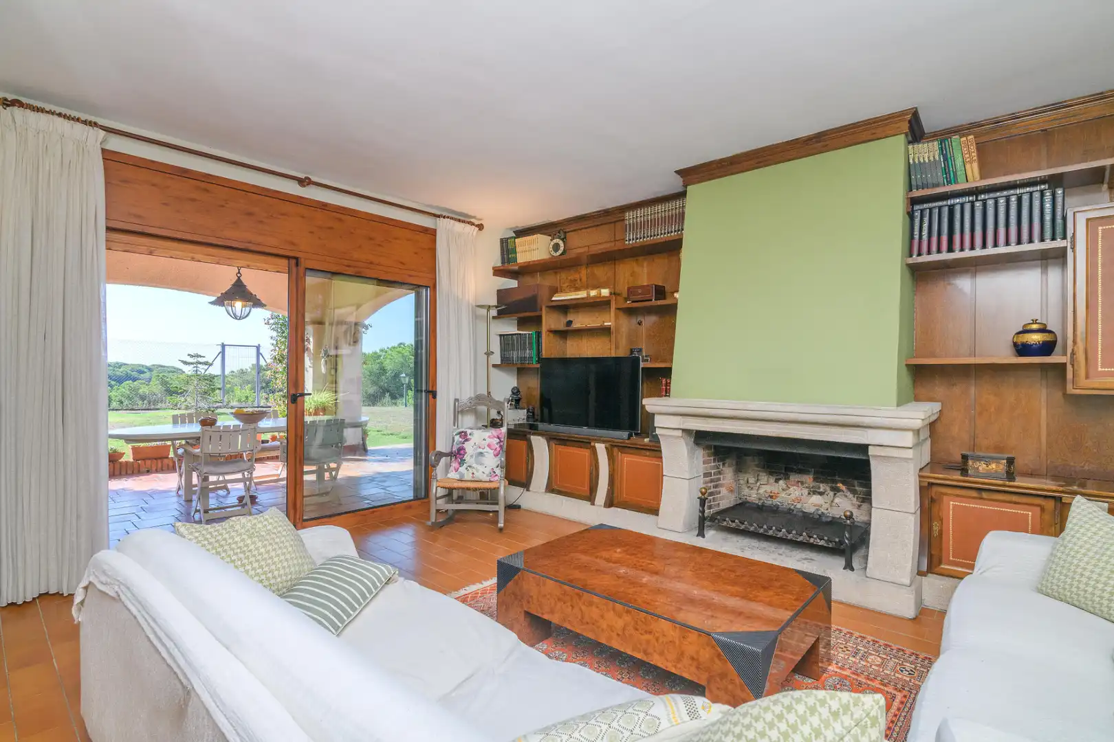 Living room of Houses for sale in Cabrils  with Air Conditioner, Heating and Private garden