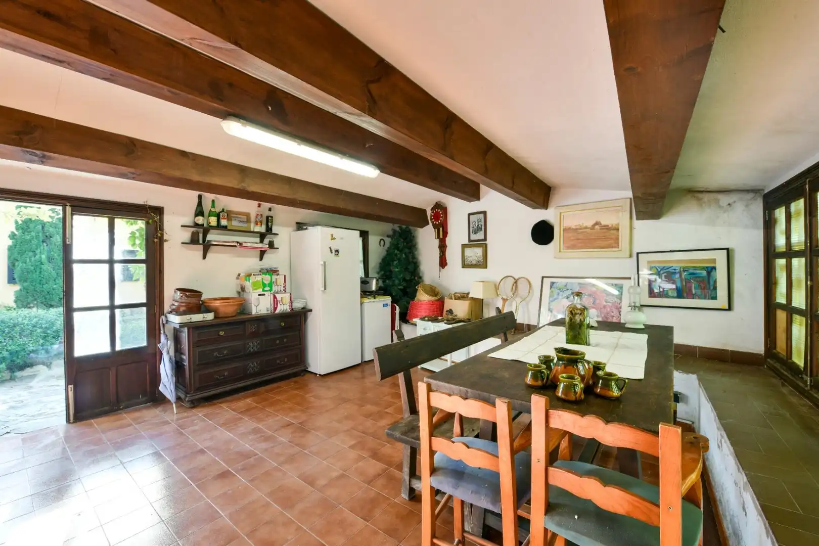 Cocina de Finca rústica en venta en Inca con Aire acondicionado, Jardín privado y Terraza