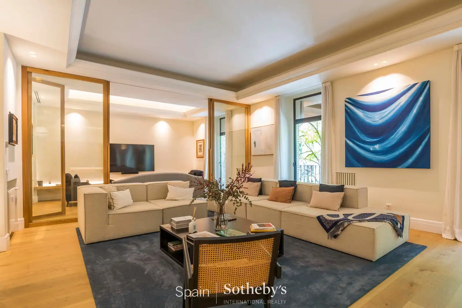 Sala de estar de Apartamento en venta en Madrid con Aire acondicionado, Calefacción y Terraza