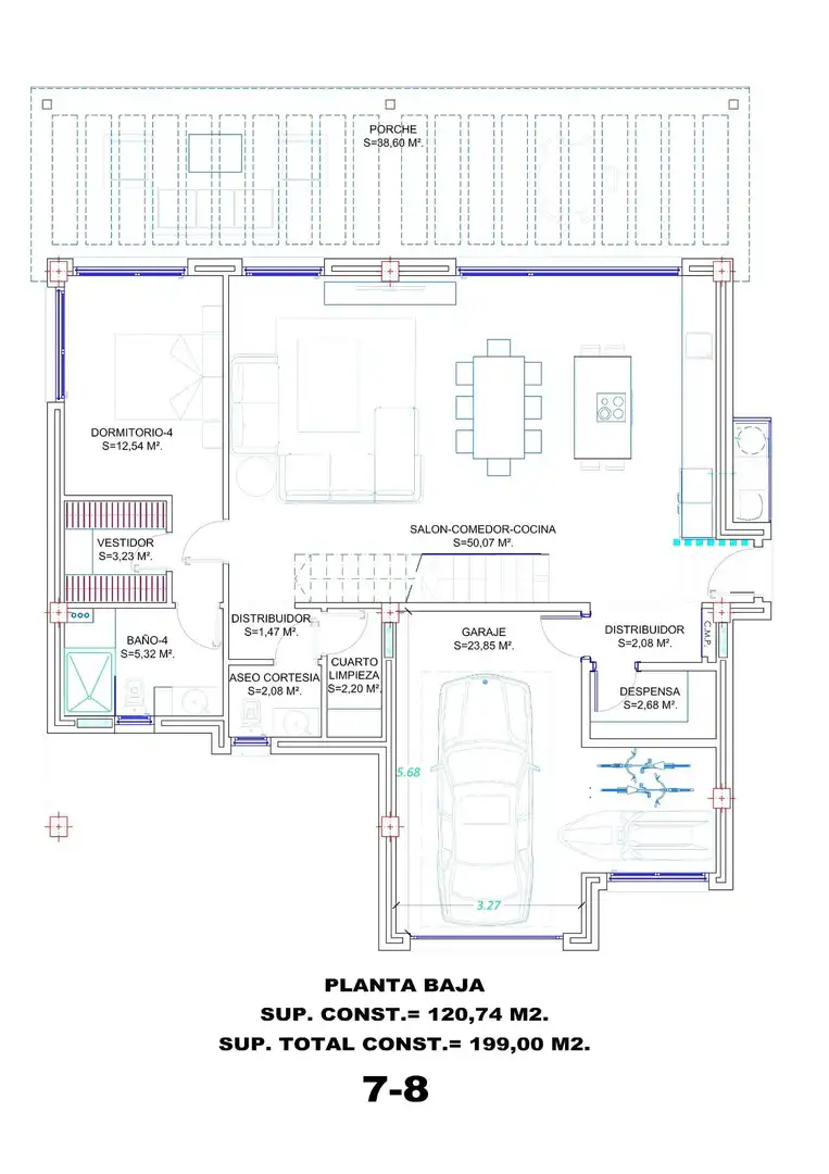 Villa avec terrasse à vendre à Los Narejos - Punta Calera, imagen 65