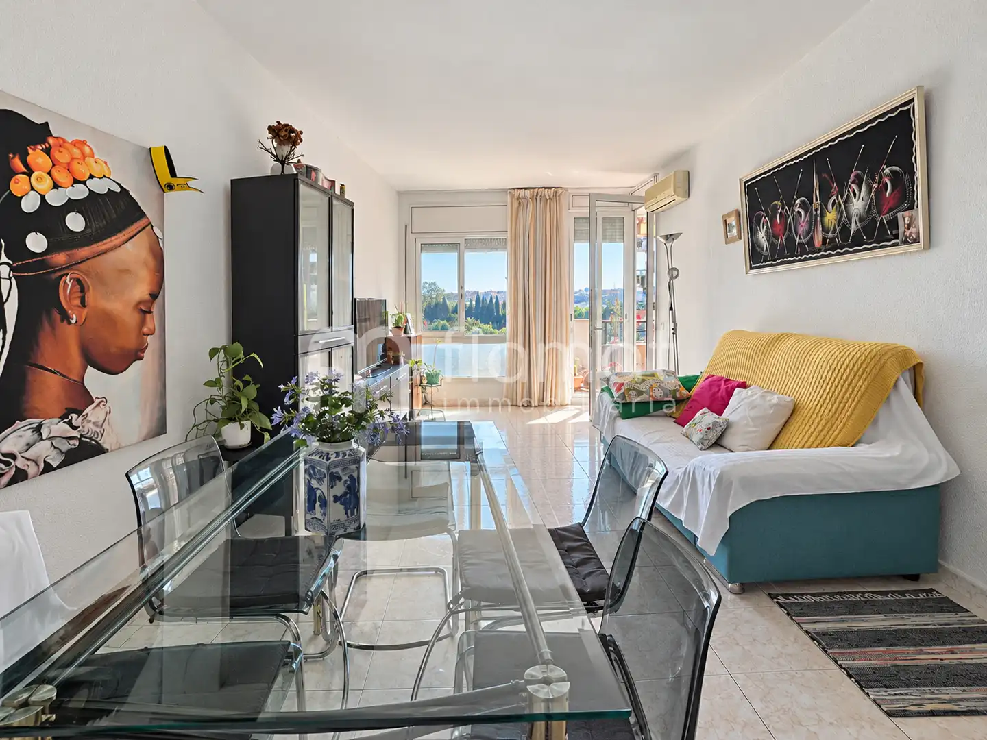 Living room of Flat for sale in Mercat - Mas Moixa