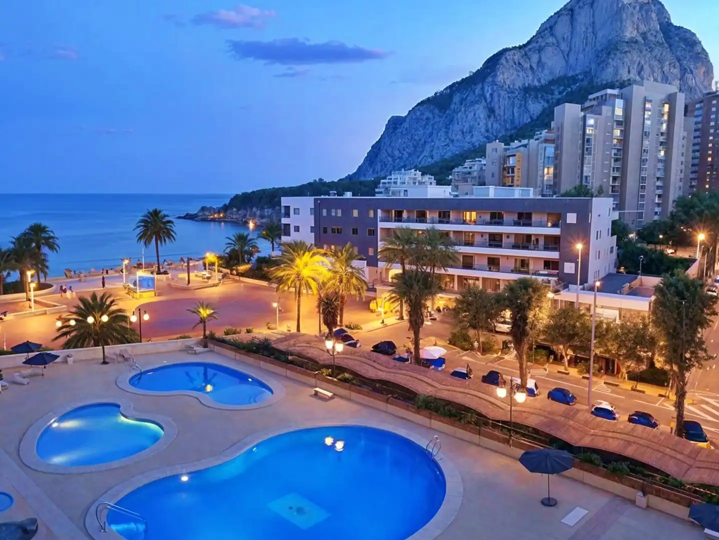Bedroom of Apartments for sale in Calpe / Calp  with Heating, Balcony and Community pool