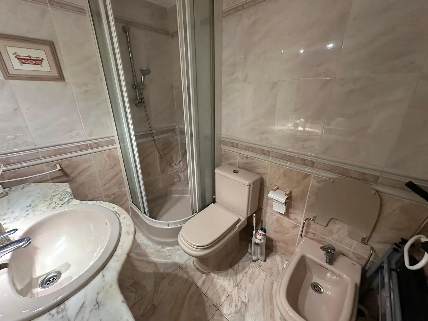 Bathroom of Flat for sale in Barcelona  with Parquet flooring, Furnished and Oven