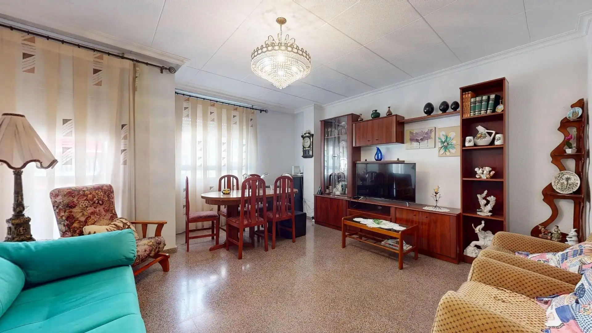 Living room of Flat for sale in Elche / Elx  with Balcony