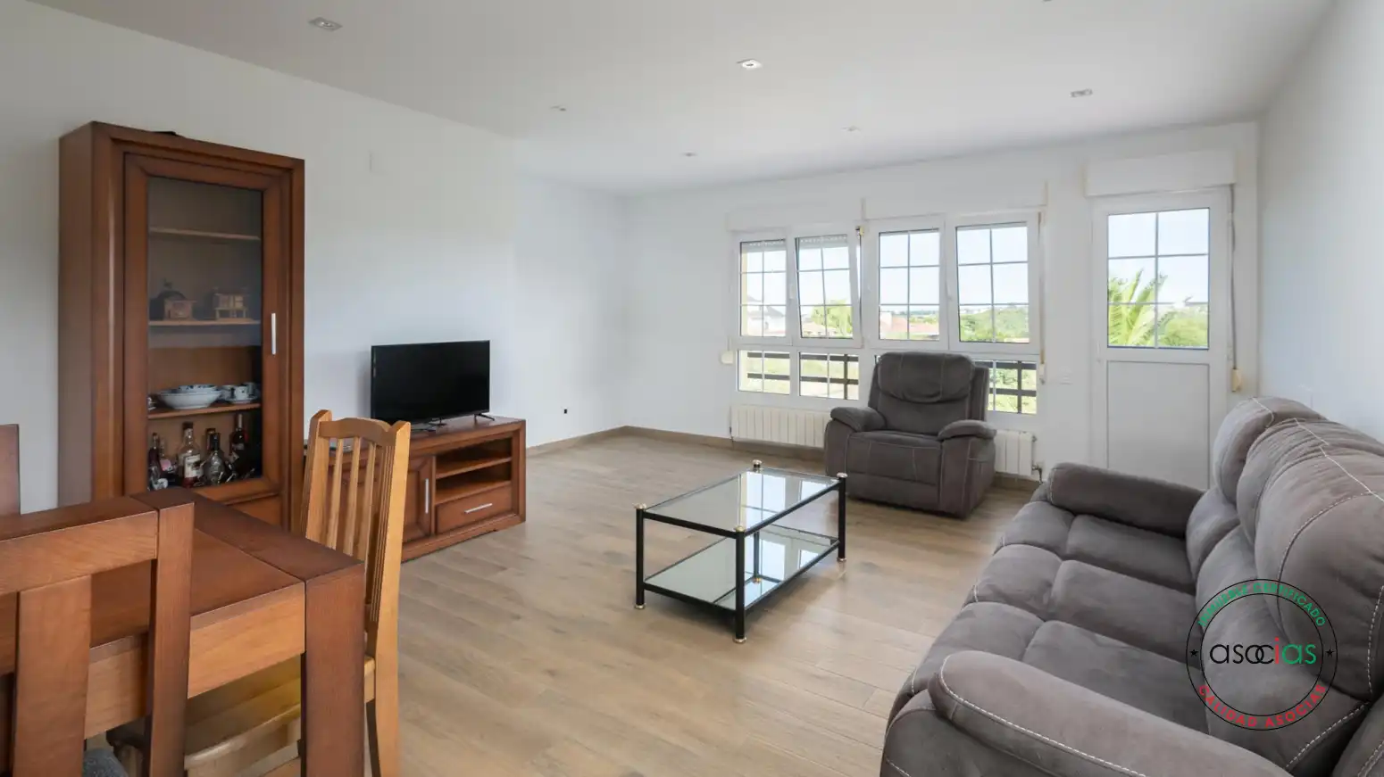 Living room of Houses for sale in Gijón   with Heating, Private garden and Terrace