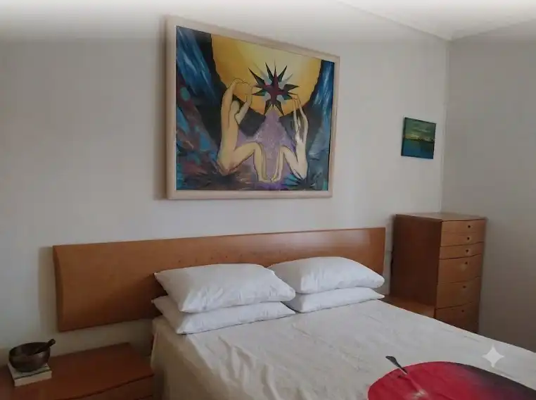 Schlafzimmer von Erdgeschoss zur Miete in Cartagena mit Klimaanlage, Schwimmbad und Möbliert