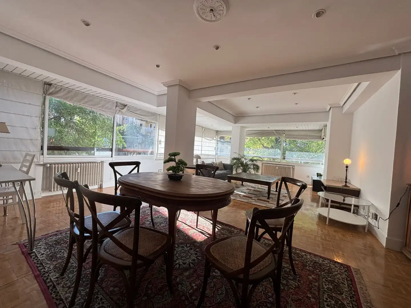 Esszimmer von Wohnung zur Miete in Madrid mit Klimaanlage, Heizung und Möbliert