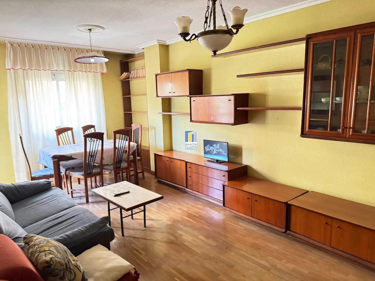 Sala de estar de Piso en venta en Zamora Capital  con Calefacción, Parquet y Terraza