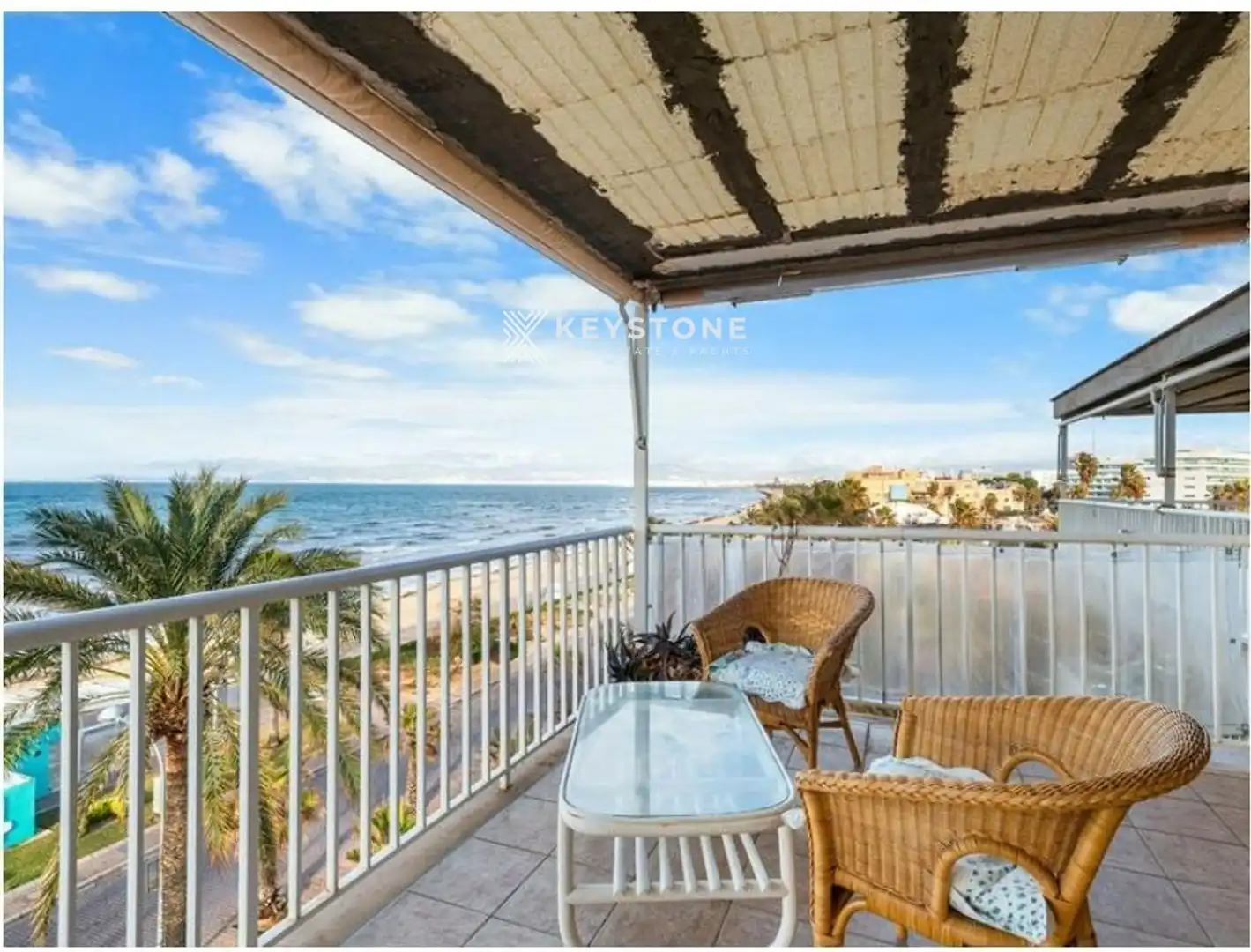 Balcony of Flat for rent in Llucmajor  with Air Conditioner, Terrace and Furnished