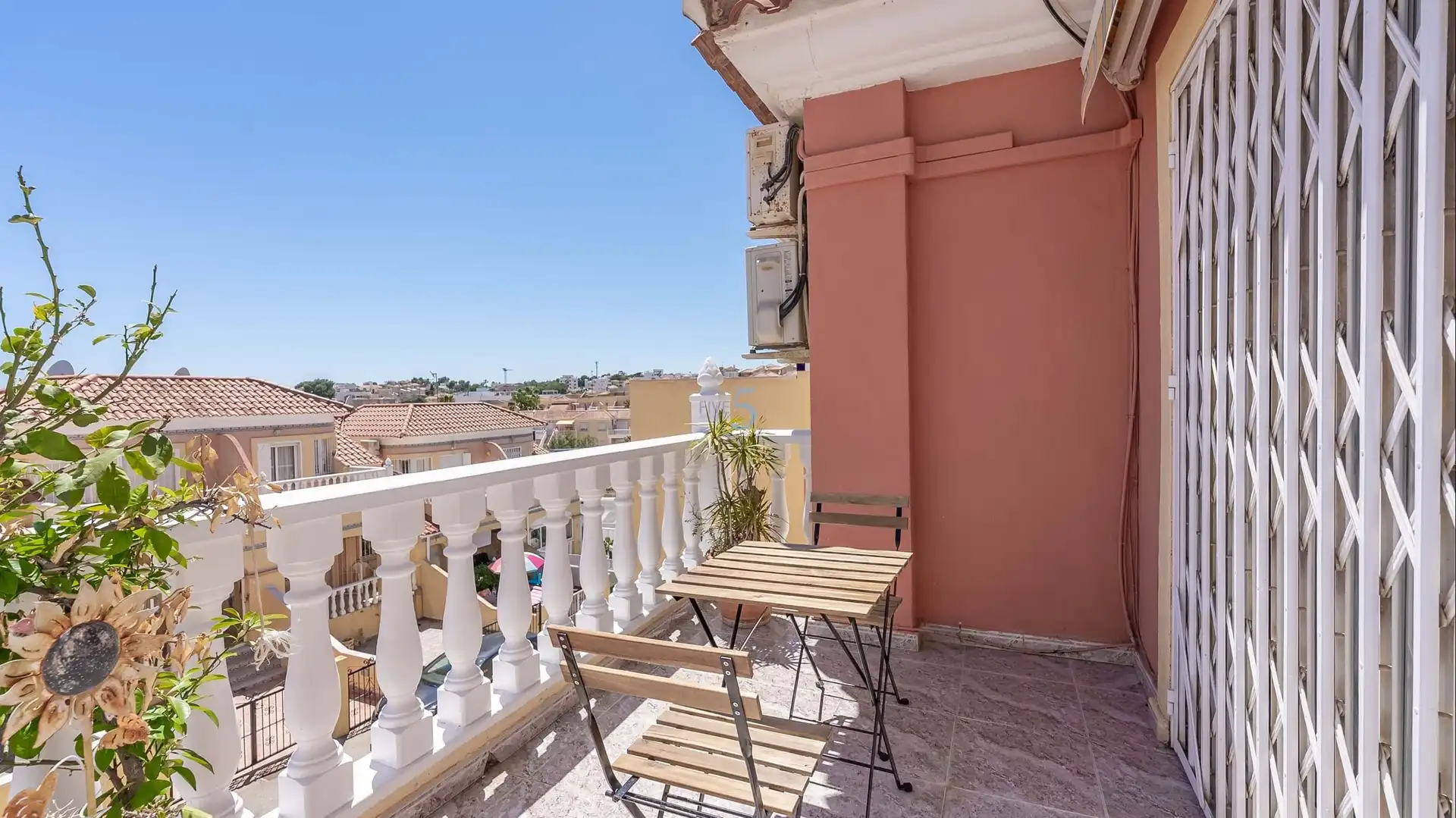 Balcony of Flat for sale in Orihuela  with Air Conditioner, Swimming Pool and Furnished