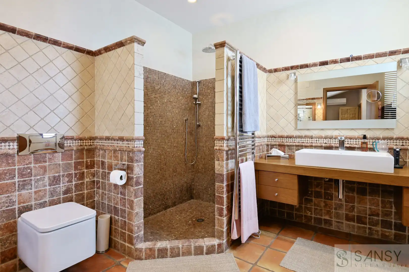 Bathroom of Houses for sale in Jávea / Xàbia  with Air Conditioner, Heating and Terrace