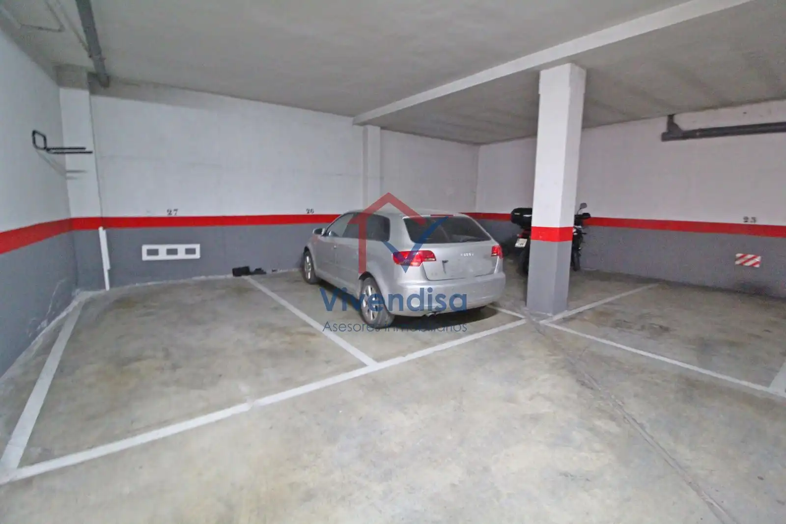 Parking of Flat for sale in Guadalajara  with Air Conditioner, Heating and Terrace
