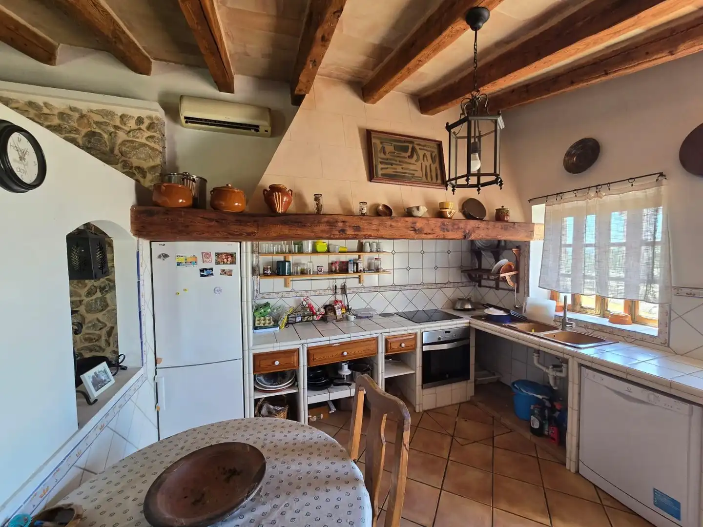 Küche von Haus oder Chalet zum Verkauf in Campanet mit Klimaanlage, Heizung und Privatgarten