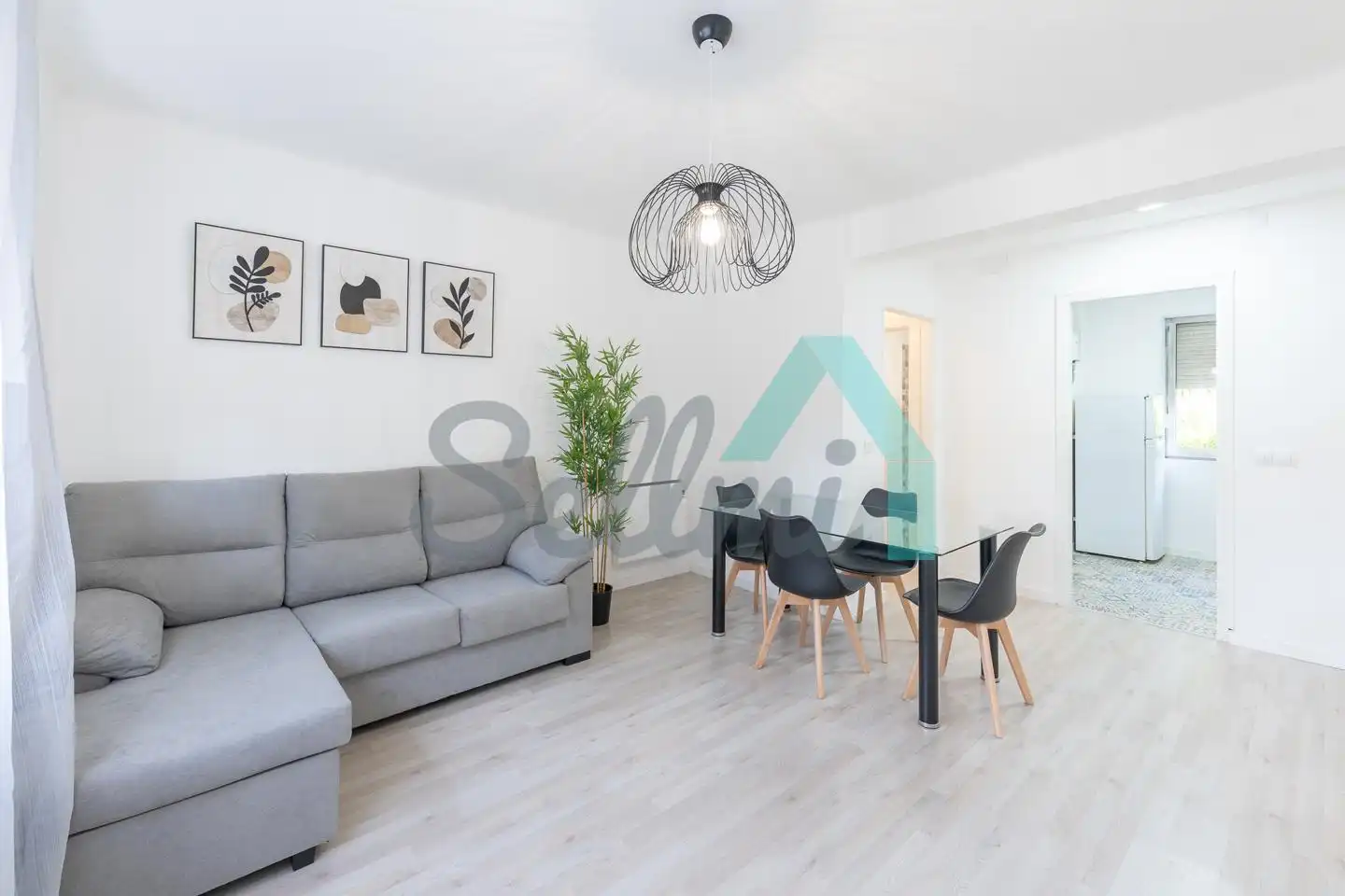Sala de estar de Planta baja en venta en Mieres (Asturias) con Calefacción, Trastero y Amueblado