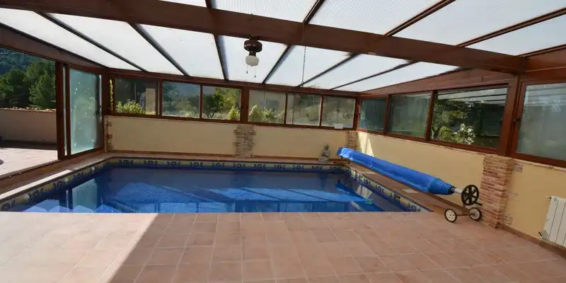 Swimming pool of Country homes for sale in Alcoy / Alcoi  with Private garden and Terrace