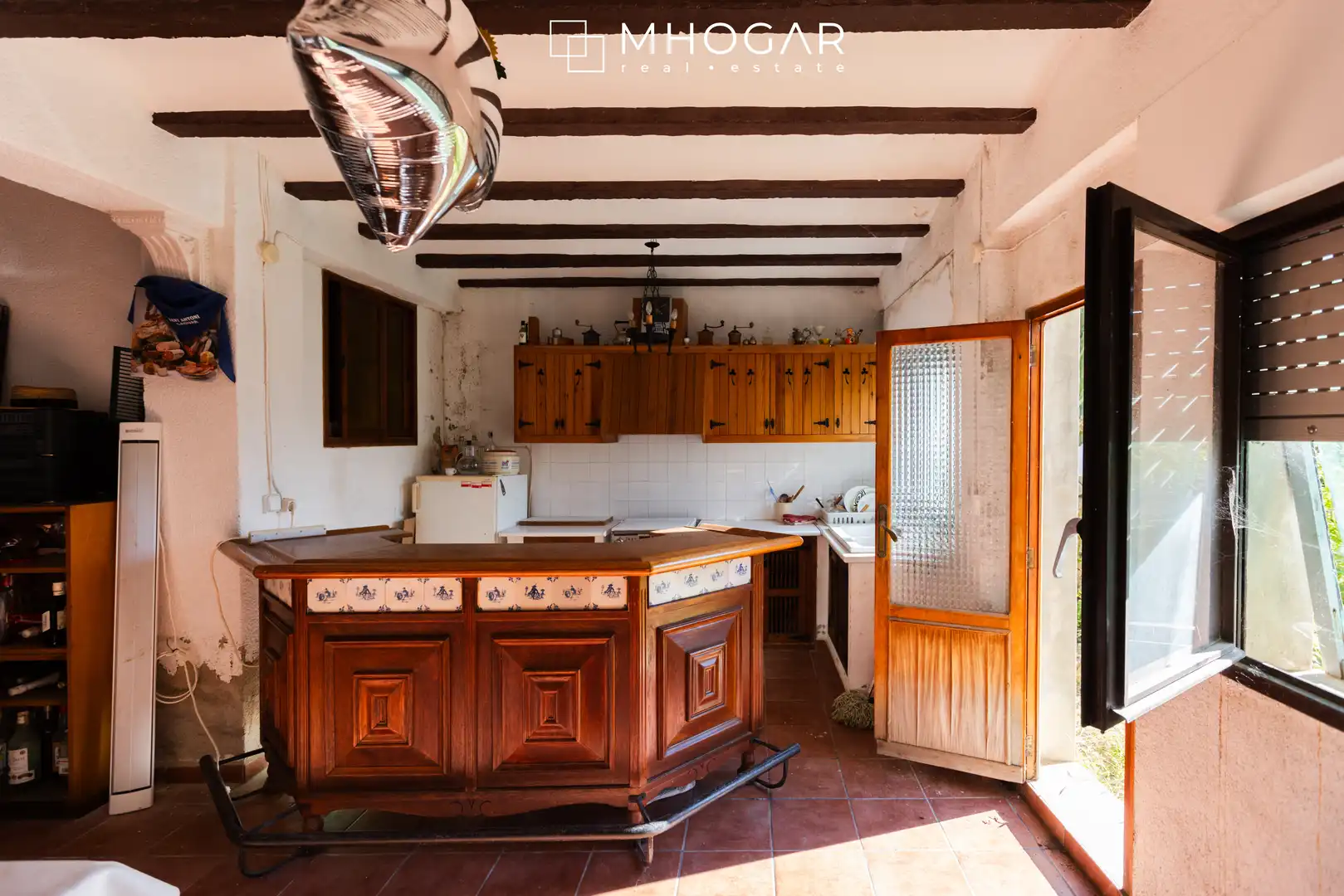Cocina de Finca rústica en venta en La Vall de Laguar con Jardín privado, Terraza y Balcón