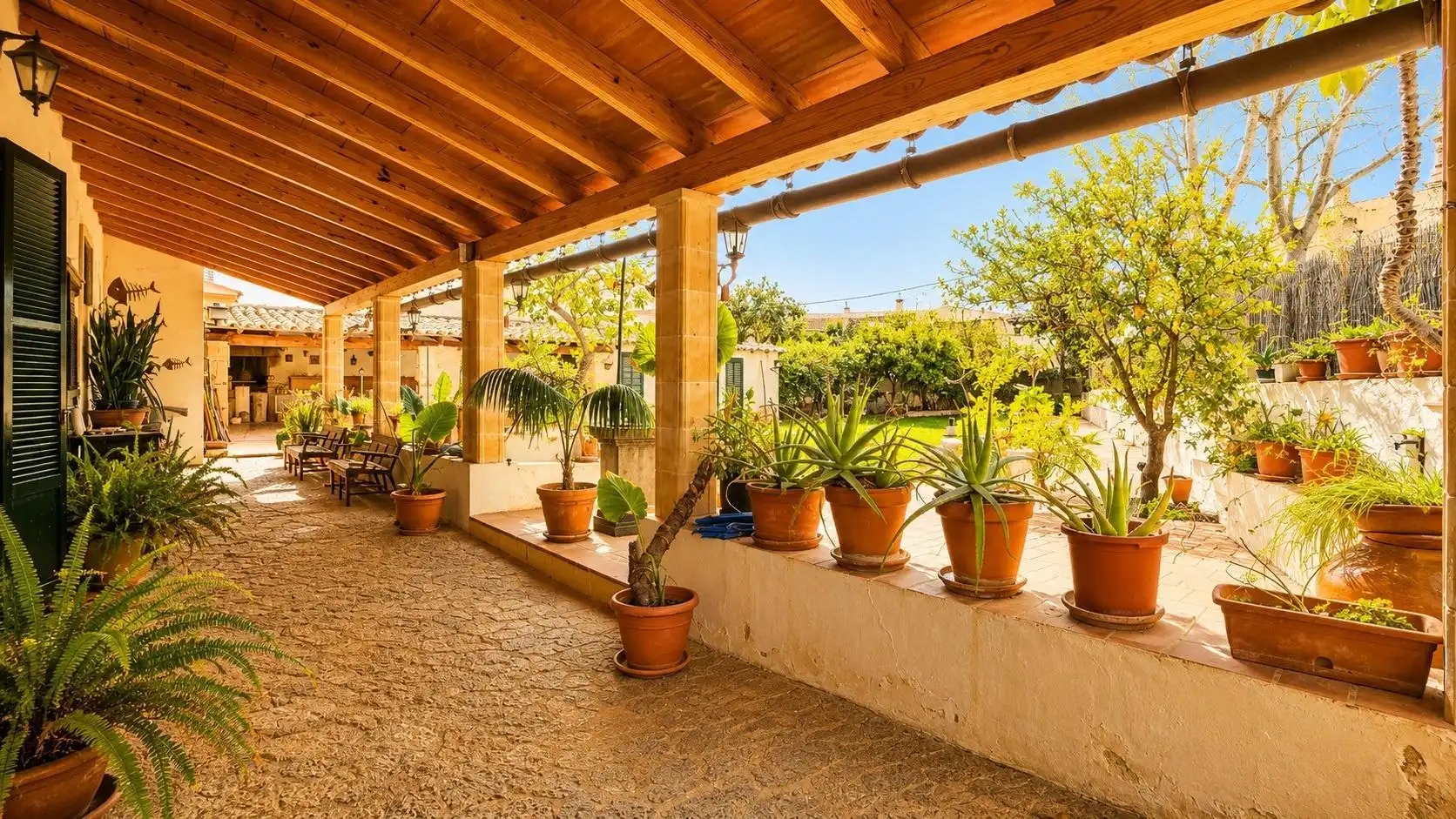 Terraza de Casa o chalet en venta en  Palma de Mallorca con Jardín privado, Terraza y Balcón
