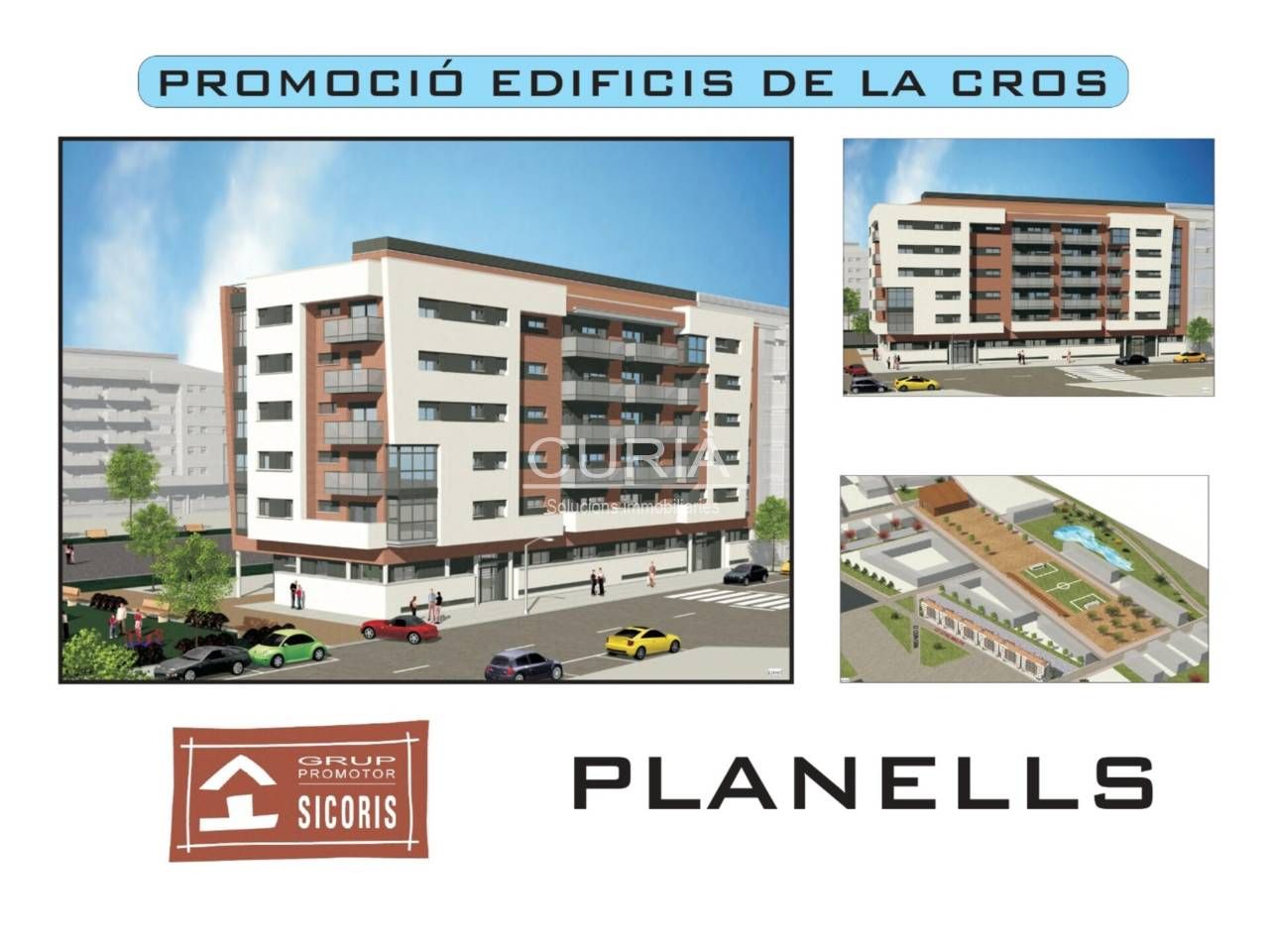 Vista exterior de Apartamento en venta en Balaguer con Aire acondicionado, Parquet y Balcón