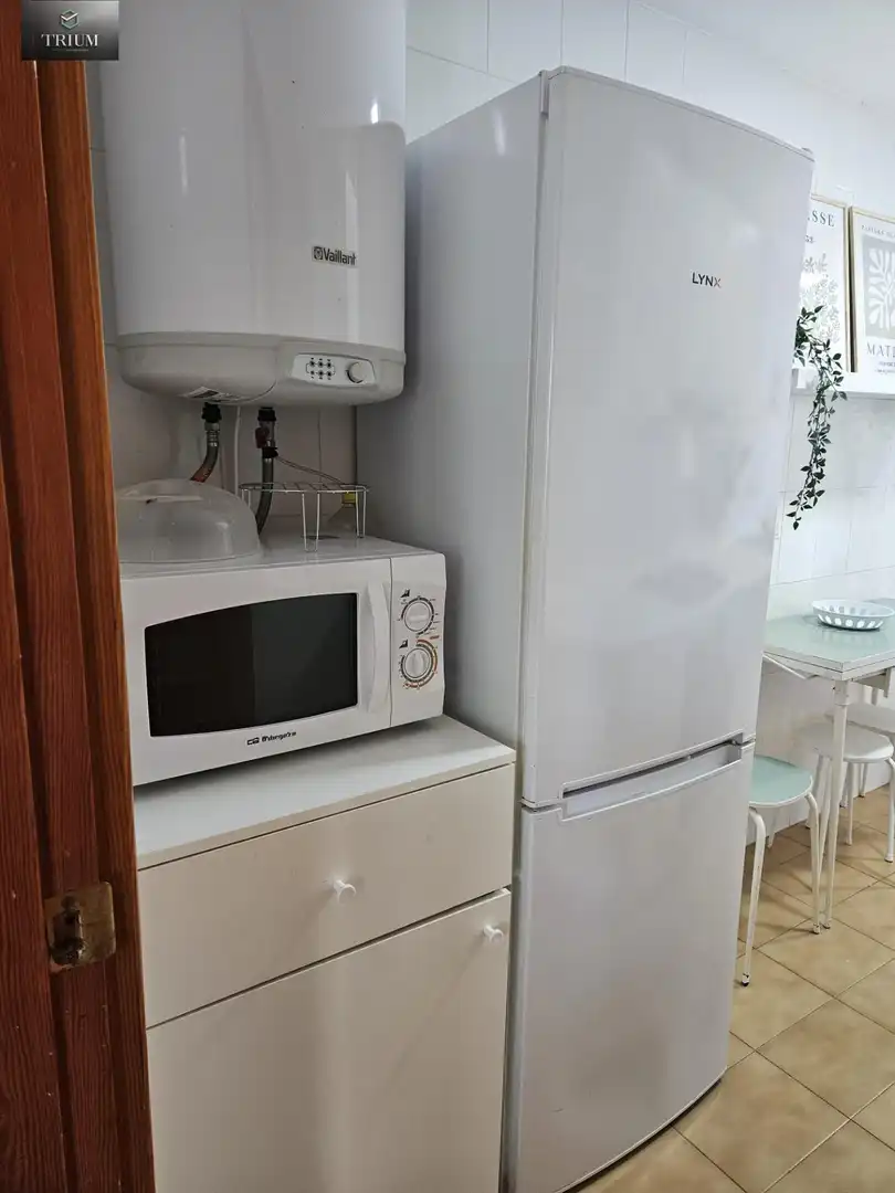 Cuina de Apartament de lloguer en Salobreña amb Aire condicionat, Moblat i Balcó