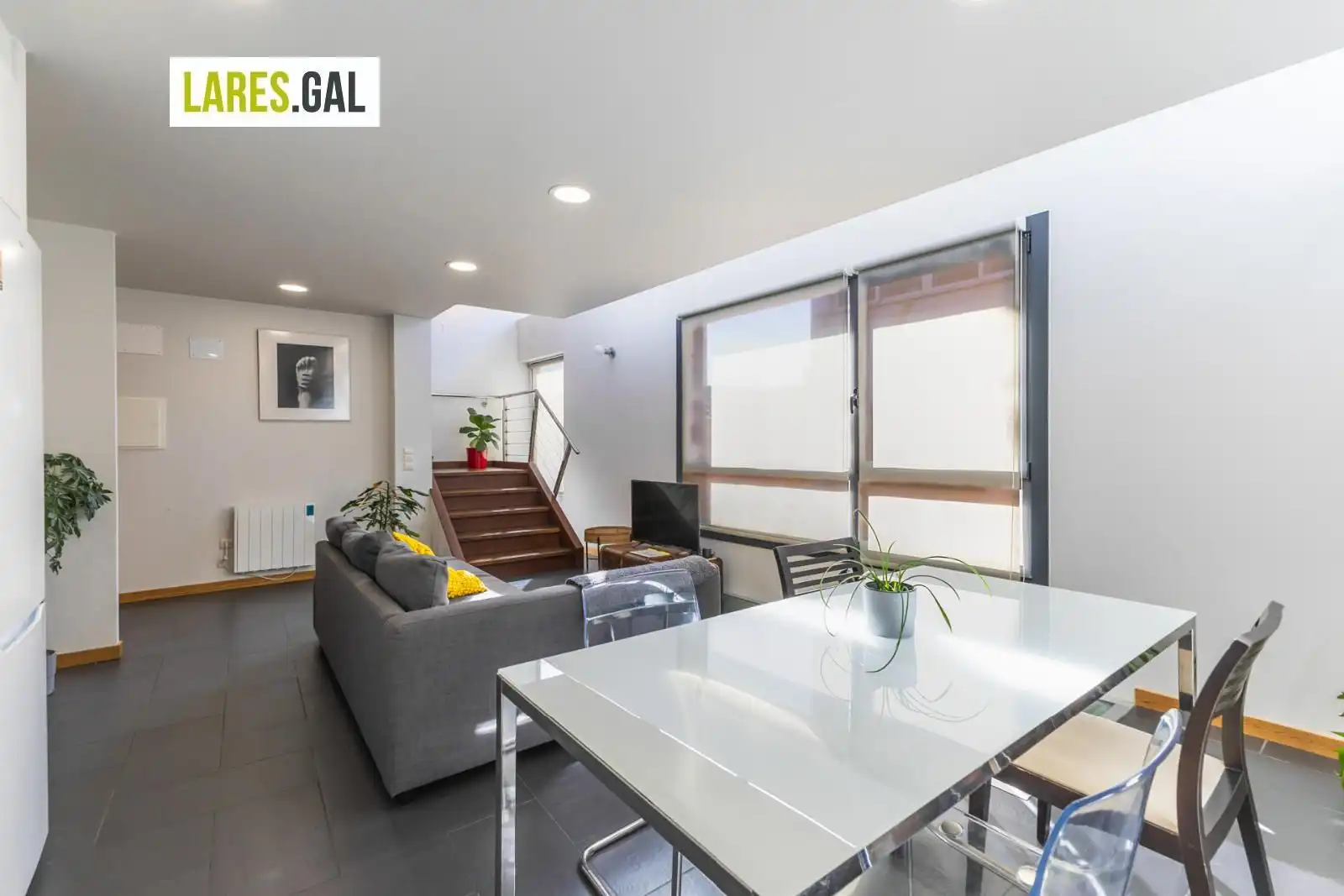 Sala de estar de Casa o chalet en venta en Cangas  con Calefacción, Amueblado y Horno