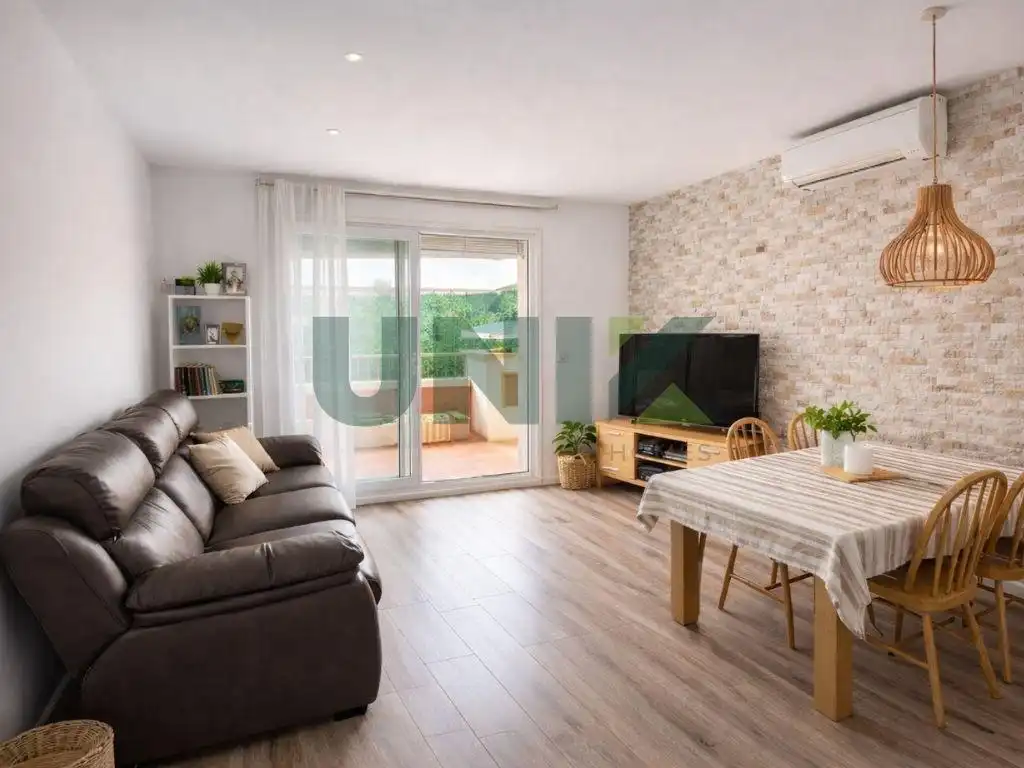 Wohnzimmer von Dachboden zum Verkauf in  Barcelona Capital mit Klimaanlage, Parkett und Terrasse