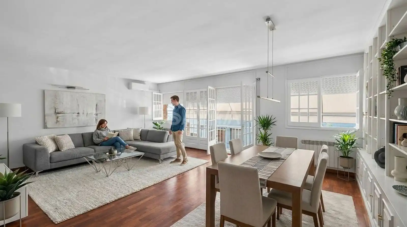 Sala de estar de Casa o chalet en venta en Sant Just Desvern con Aire acondicionado, Terraza y Trastero