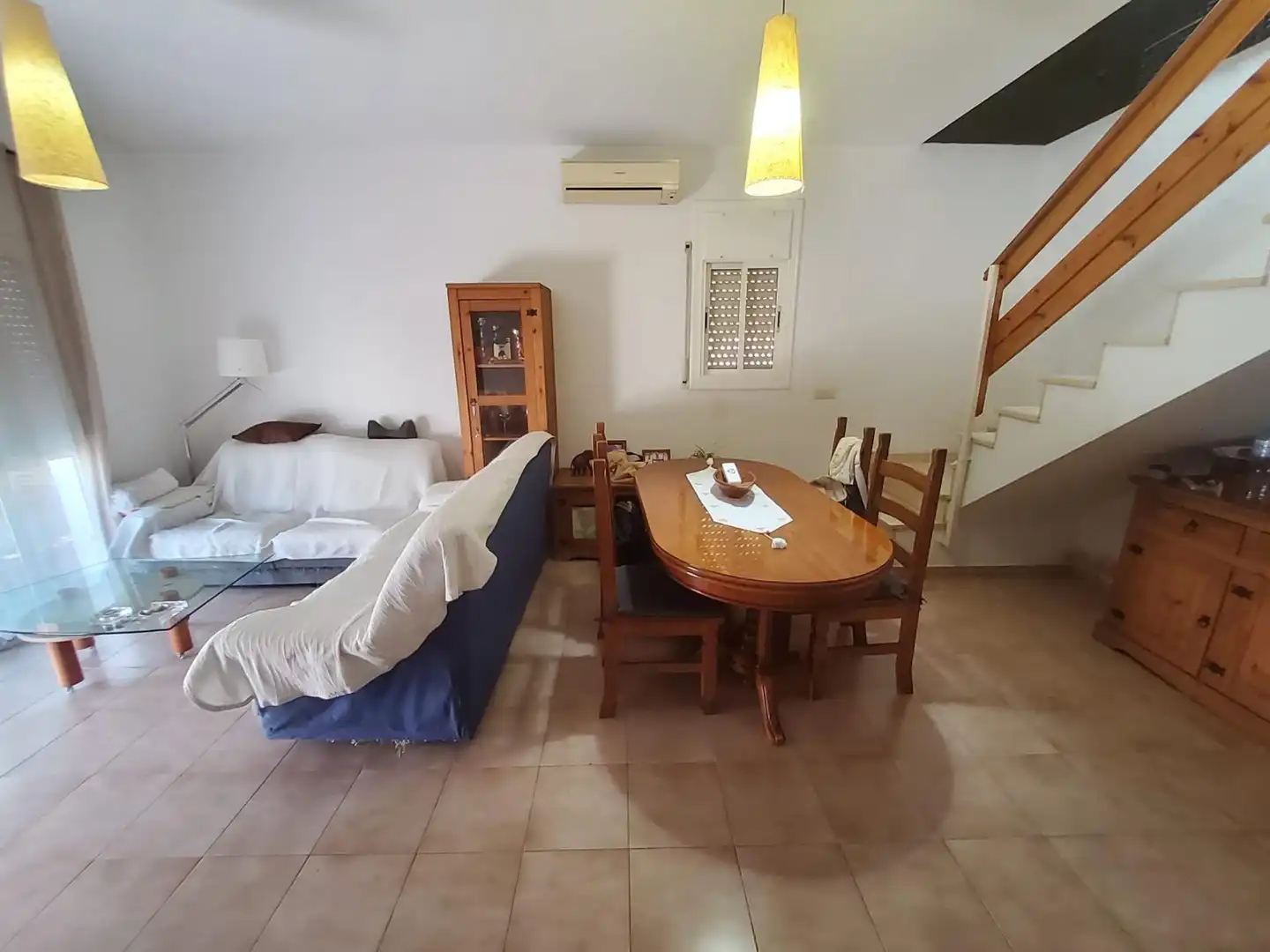 Sala de estar de Casa adosada en venta en Collbató con Jardín privado, Trastero y Alarma