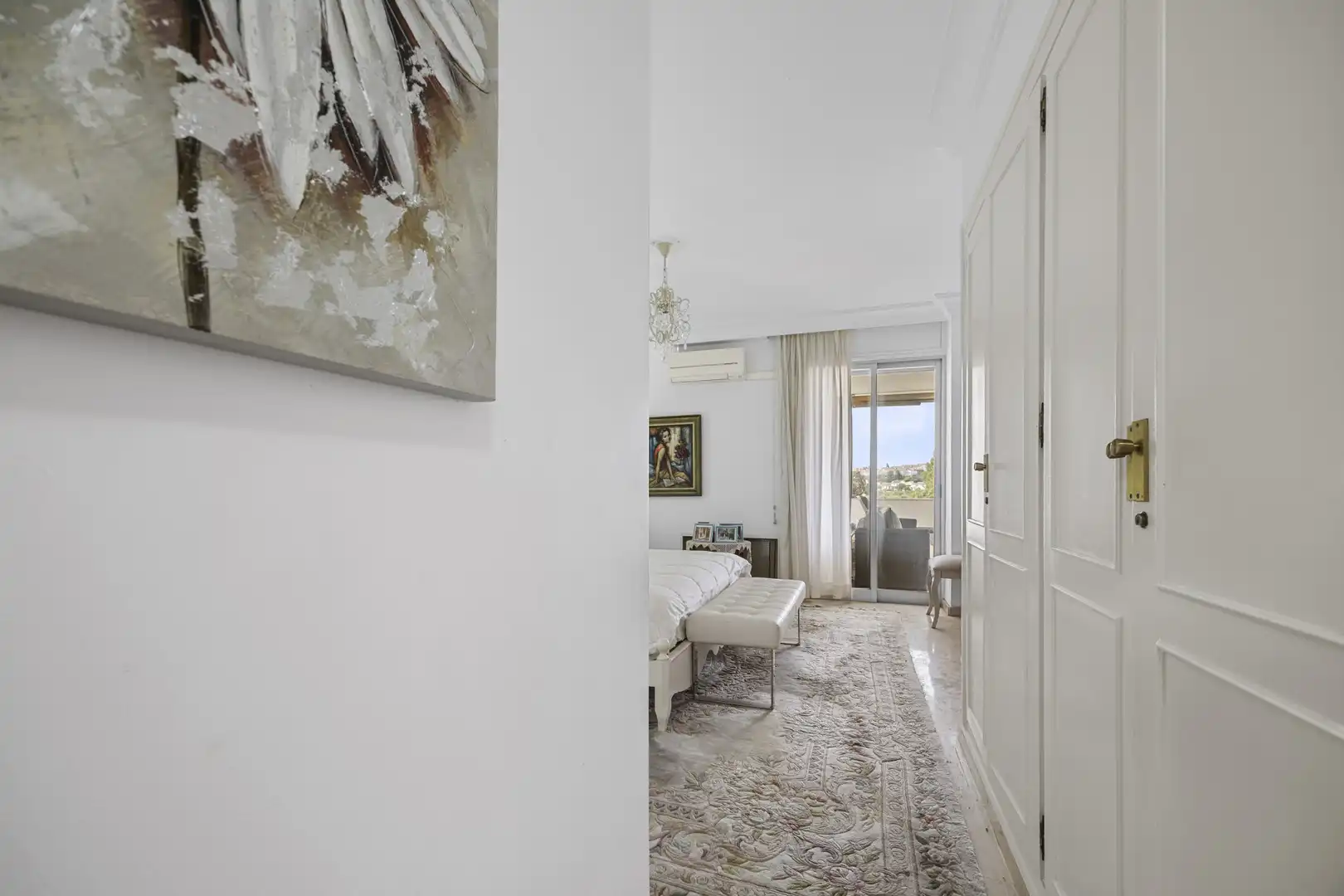 Bedroom of Apartments for sale in Marbella  with Air Conditioner, Terrace and Swimming Pool
